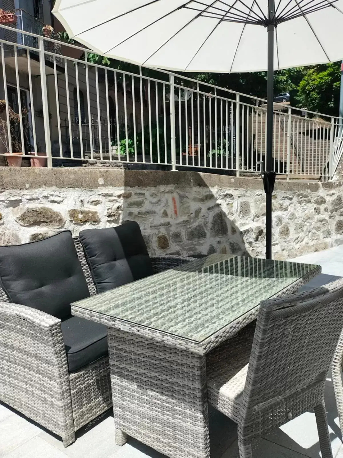 View (from property/room), Patio/Outdoor Area in B&B SASSO DI ROCCA