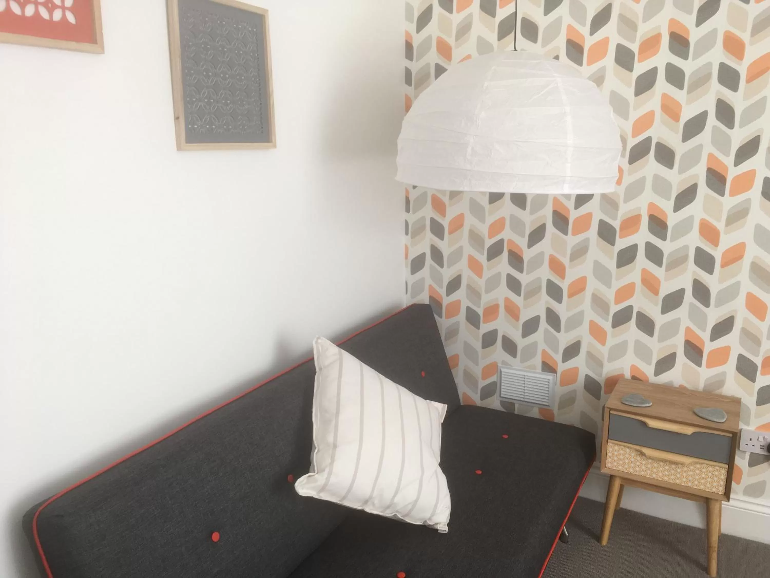 Seating area in Portreath Arms