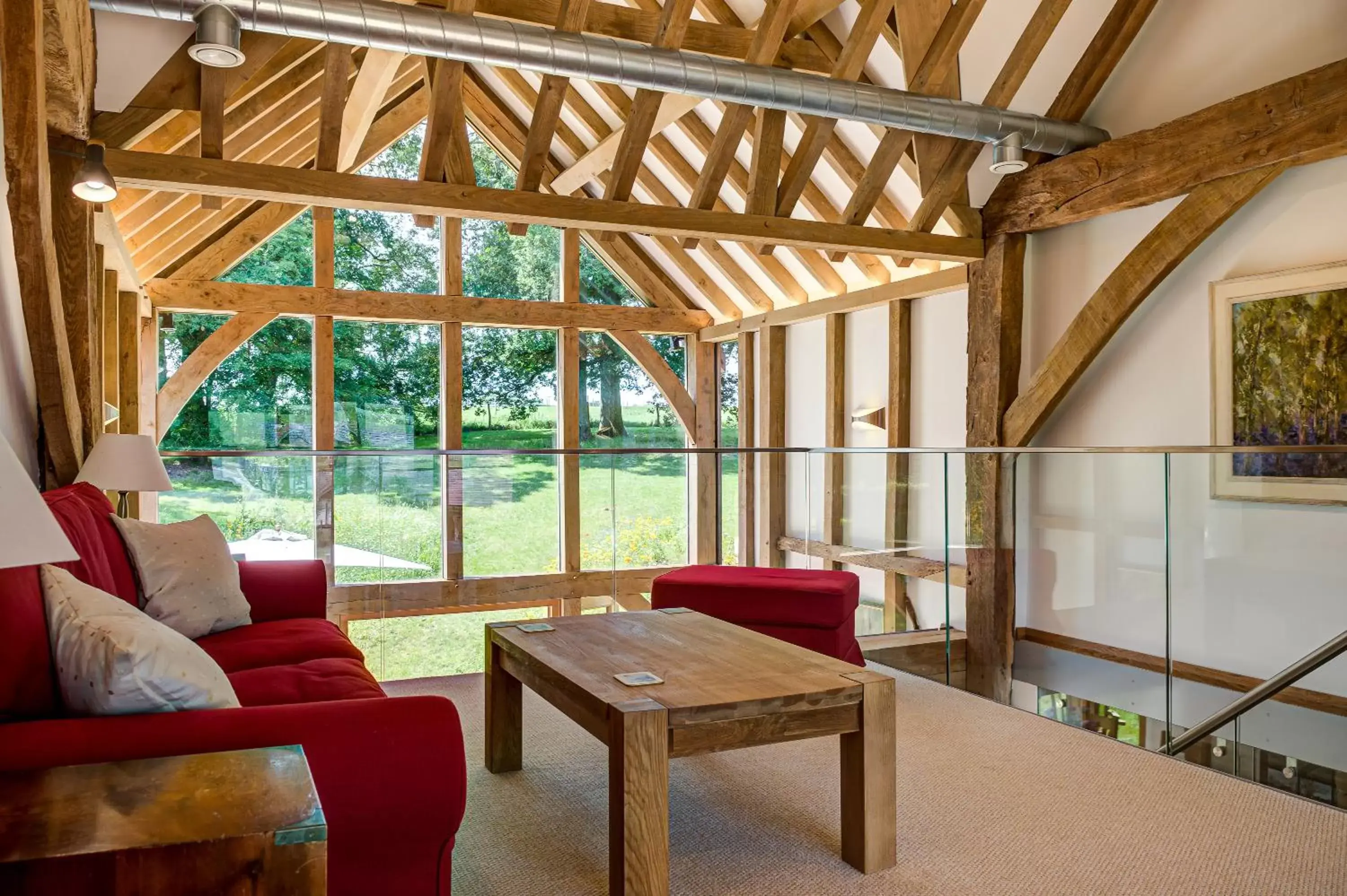 Living room, Seating Area in South Park Farm Barn