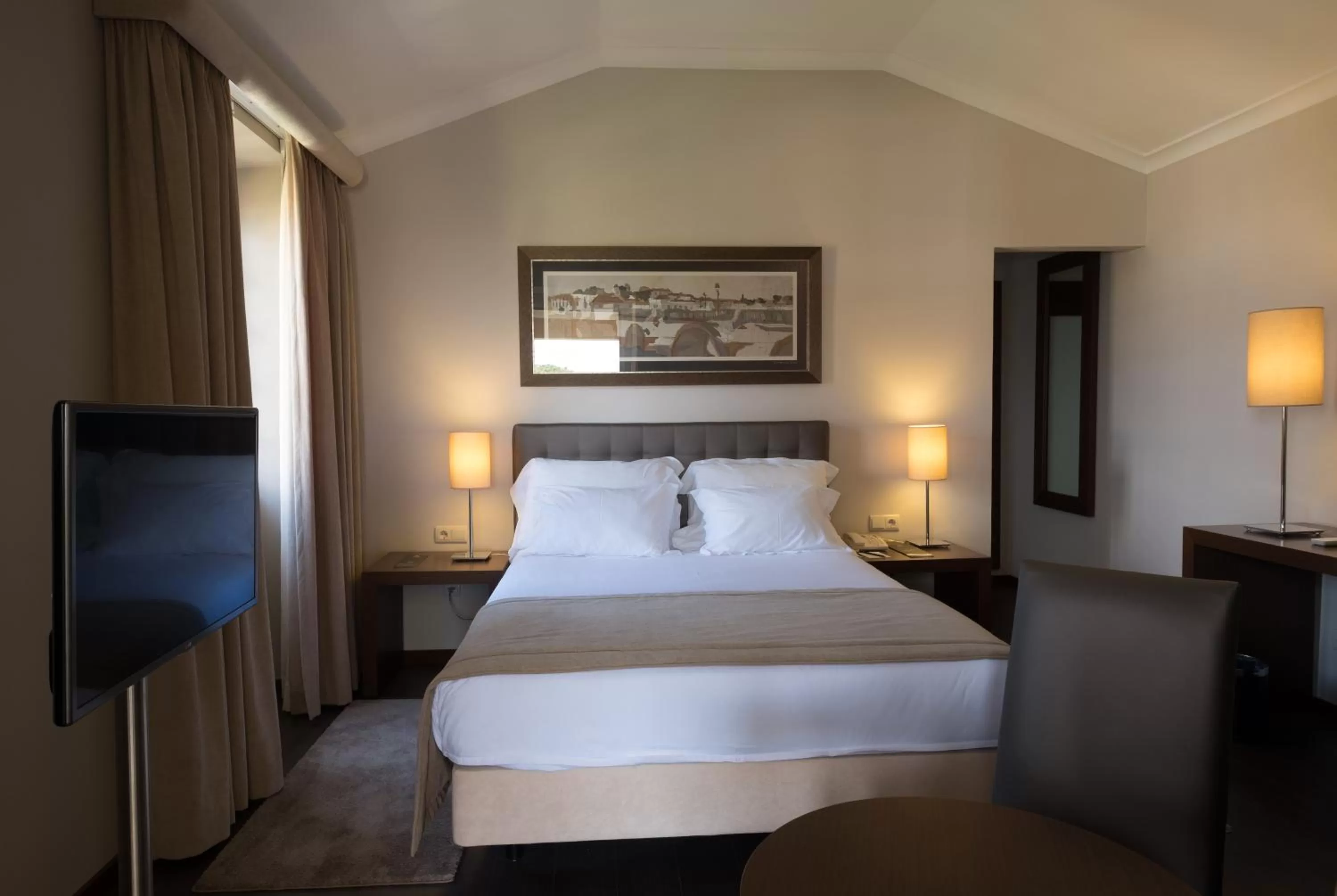 Bedroom, Bed in Vila Gale Albacora