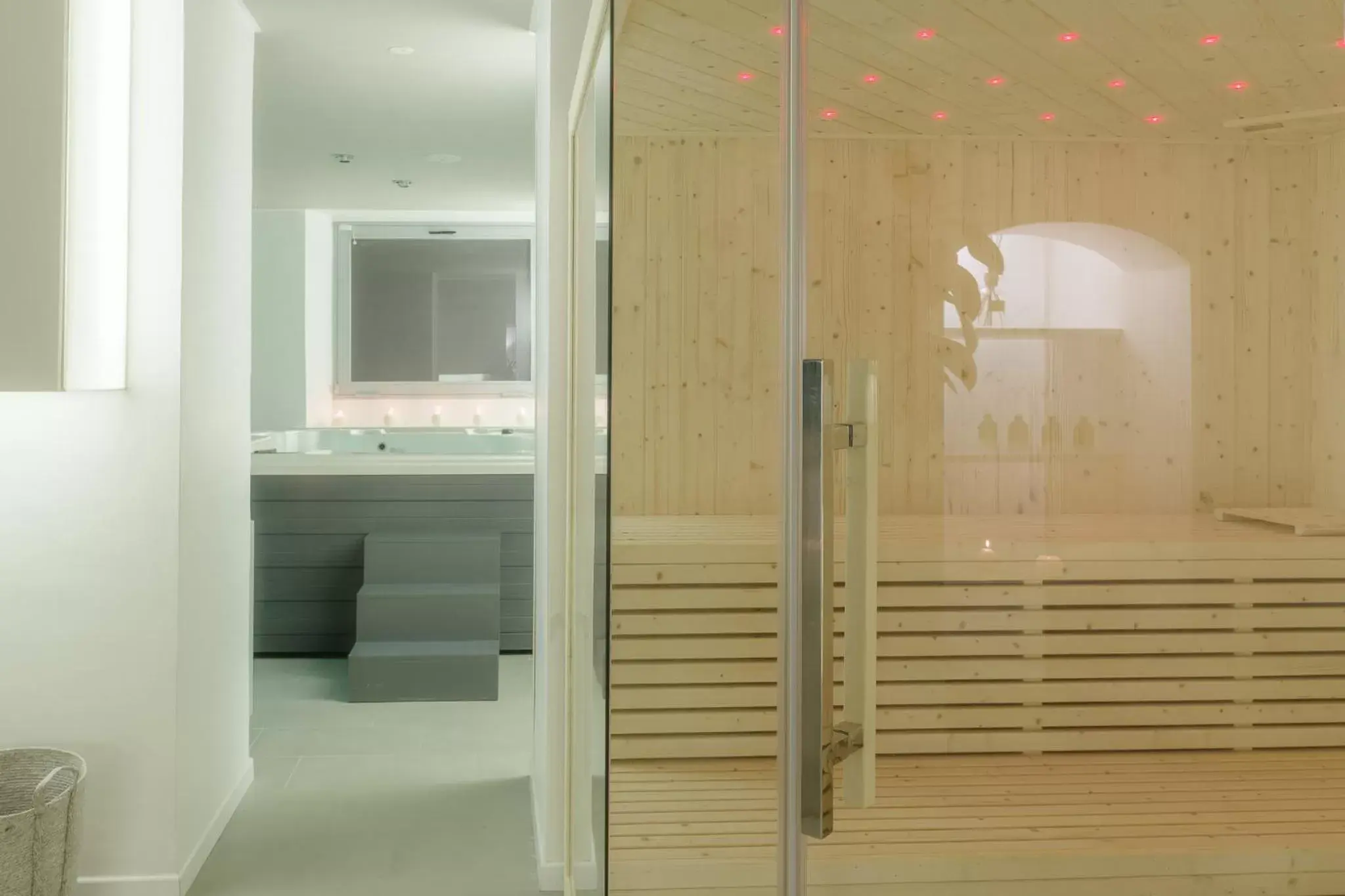 Sauna, Bathroom in Aurora Boutique Hotel & Private SPA