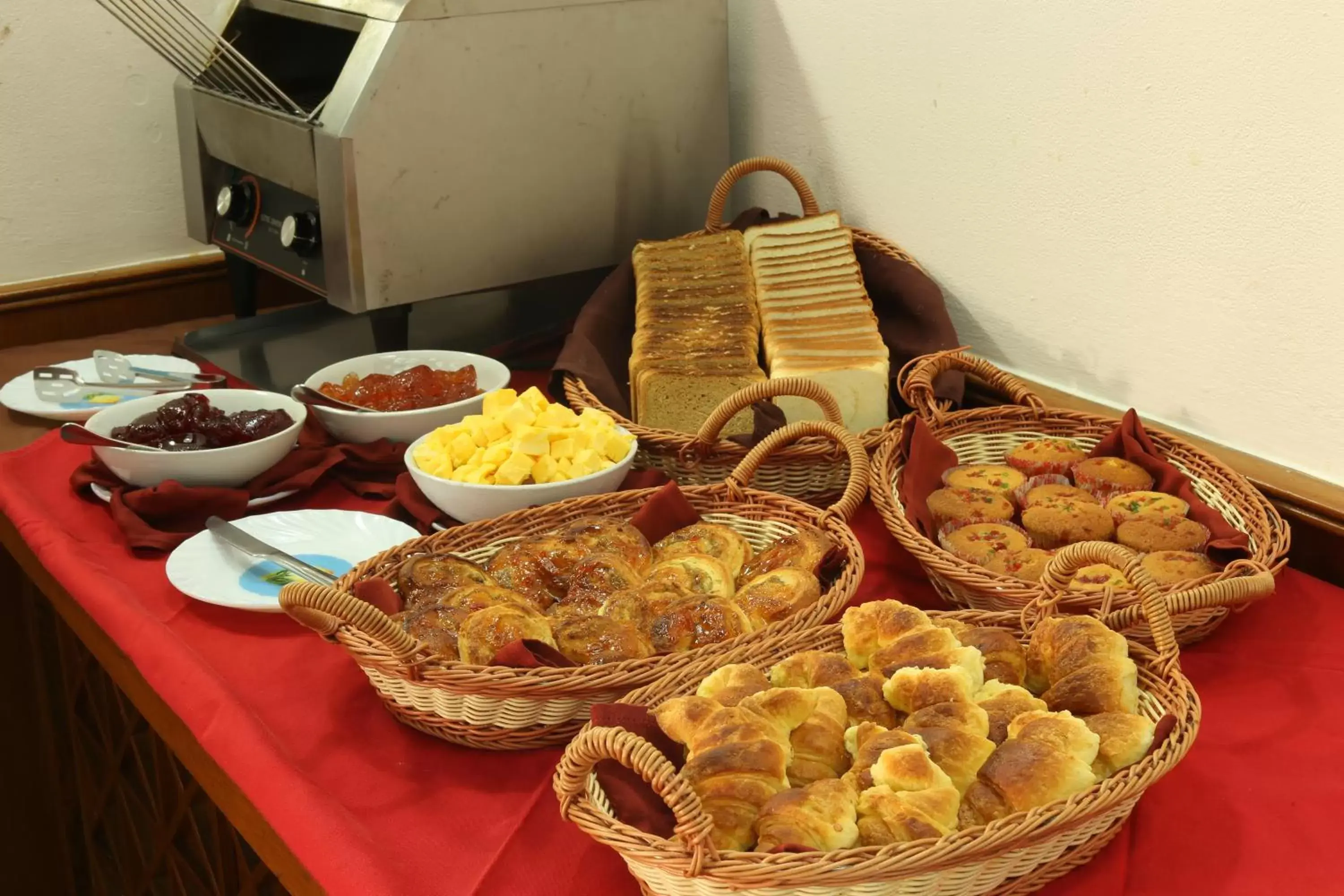 Buffet breakfast in Hotel Pokhara Grande