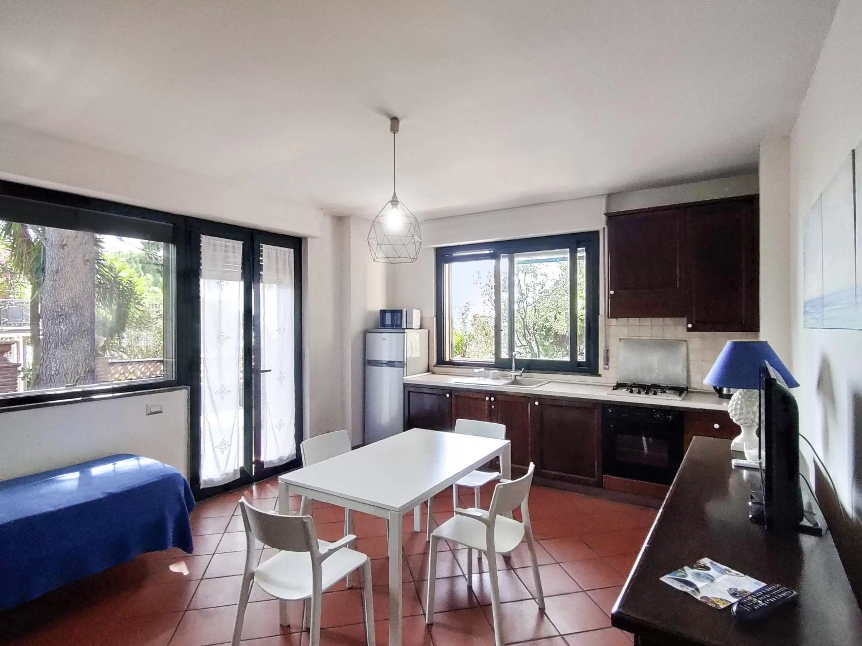 Kitchen or kitchenette in Villa delle Palme