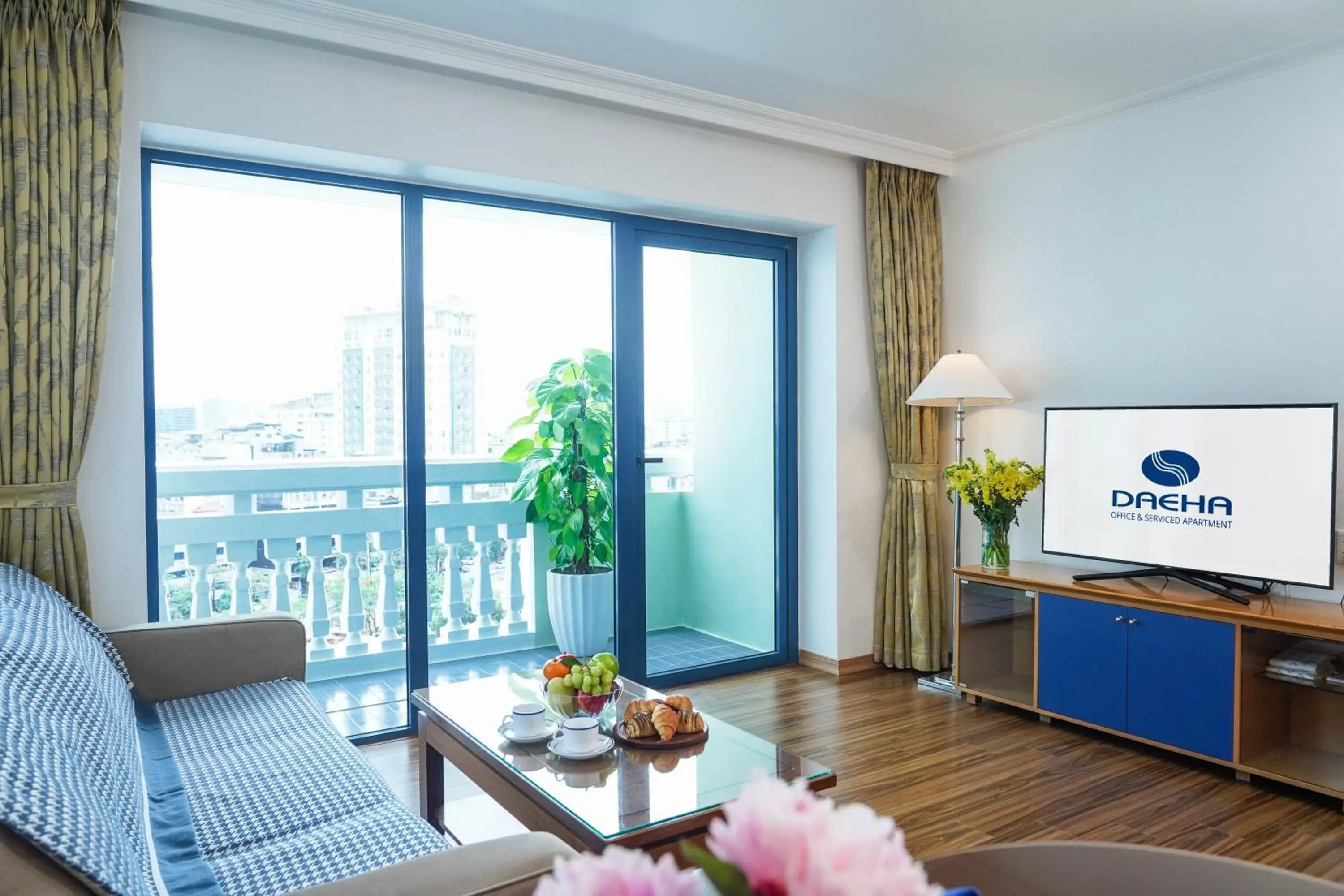 Living room in Daeha Serviced Apartment