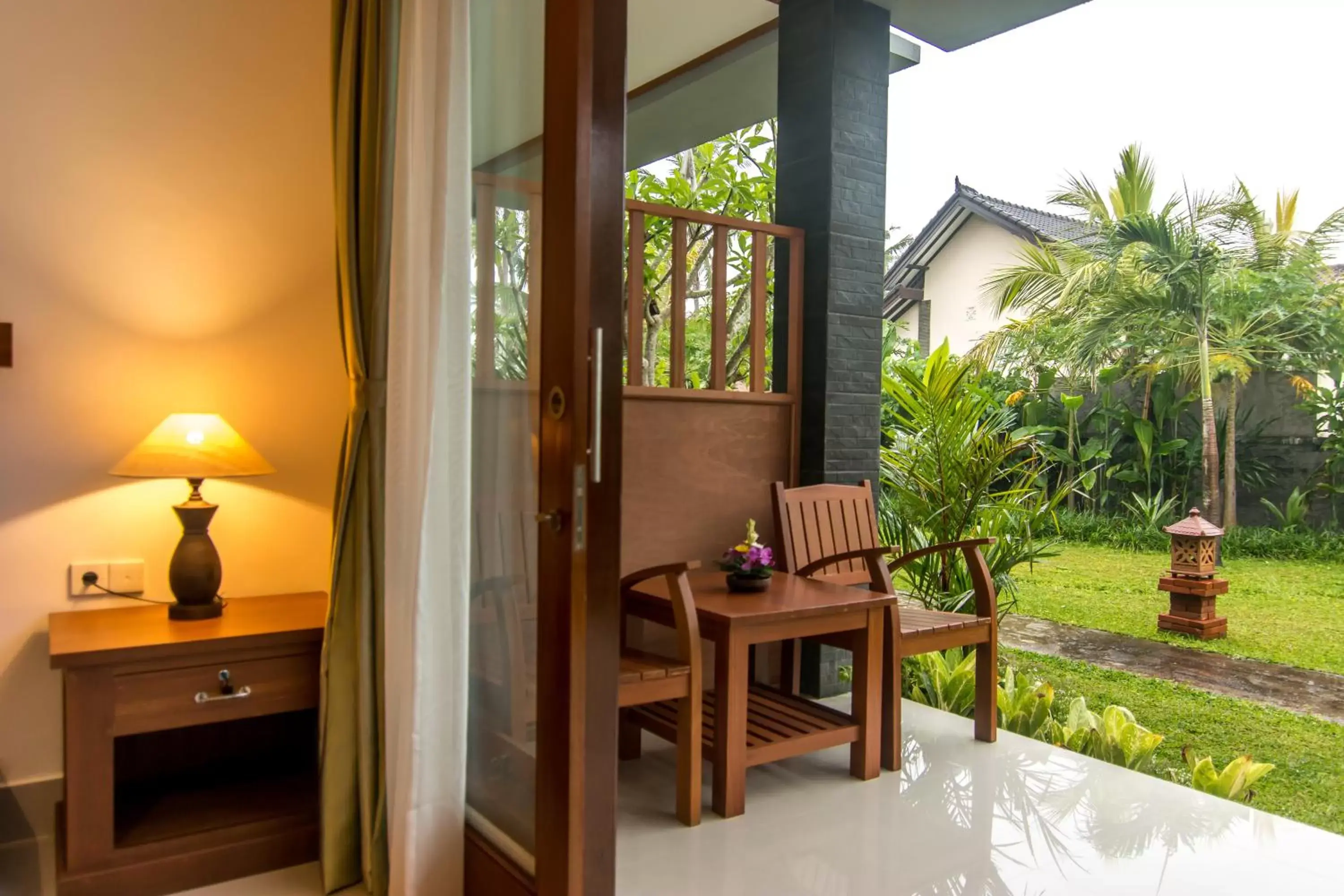 Balcony/Terrace in Gita Maha Ubud Hotel by Mahaputra-CHSE Certified