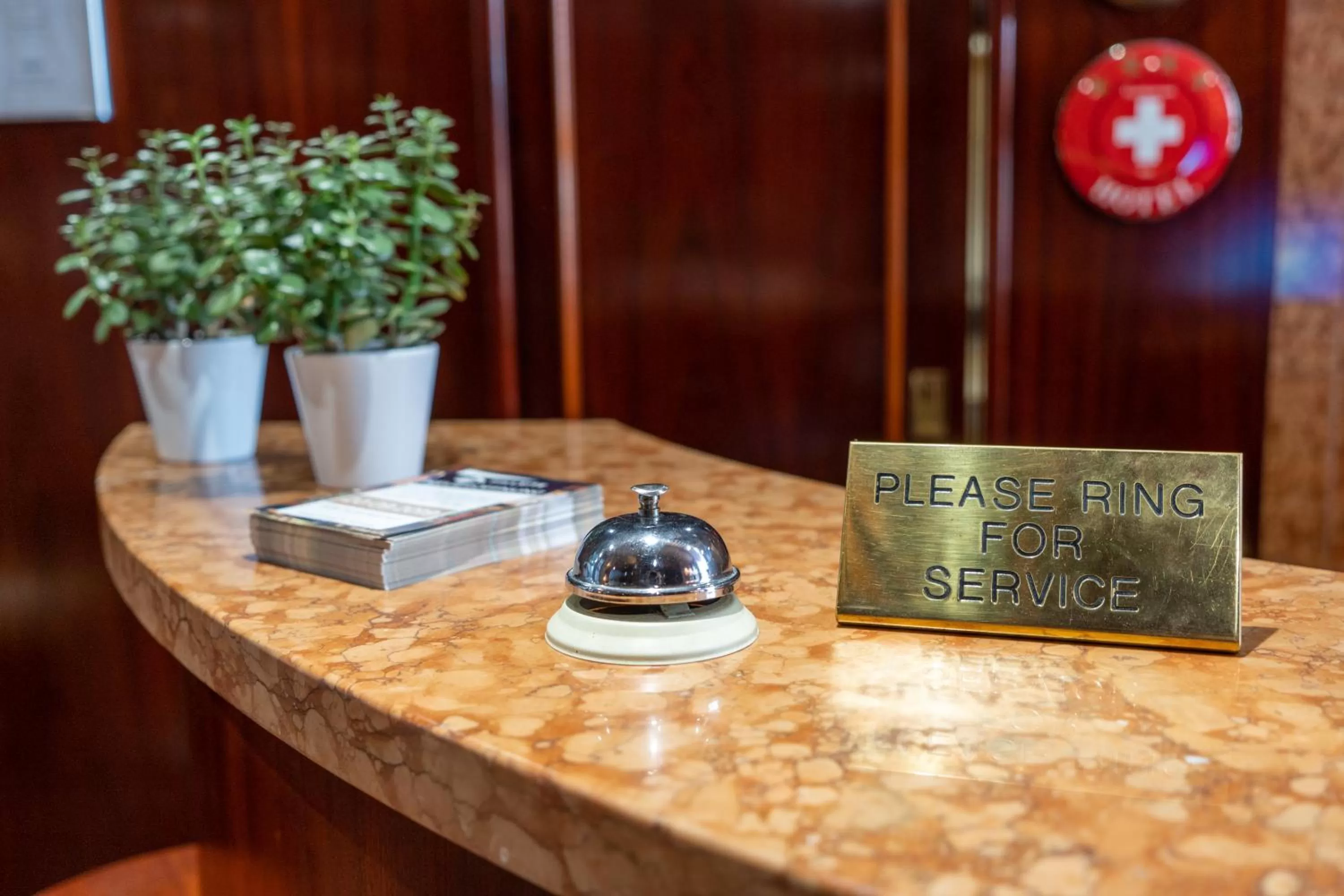 Lobby or reception in Hostel Flims