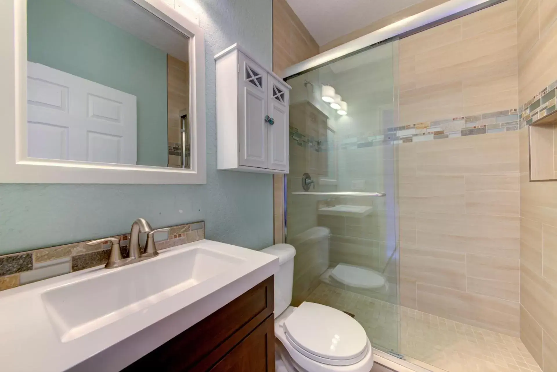 Bathroom in The Ringling Beach House