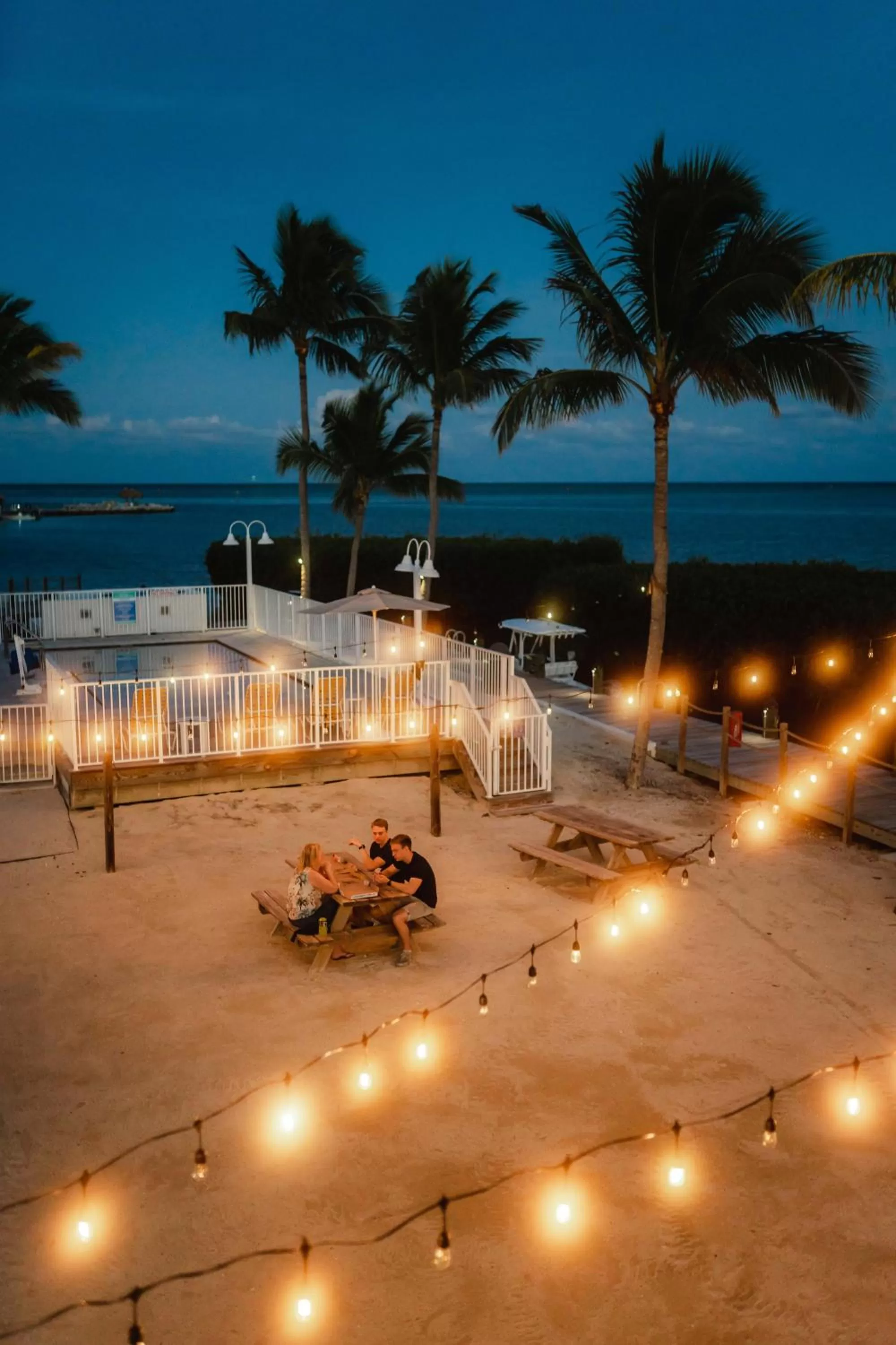 Patio in Fisher Inn Resort & Marina