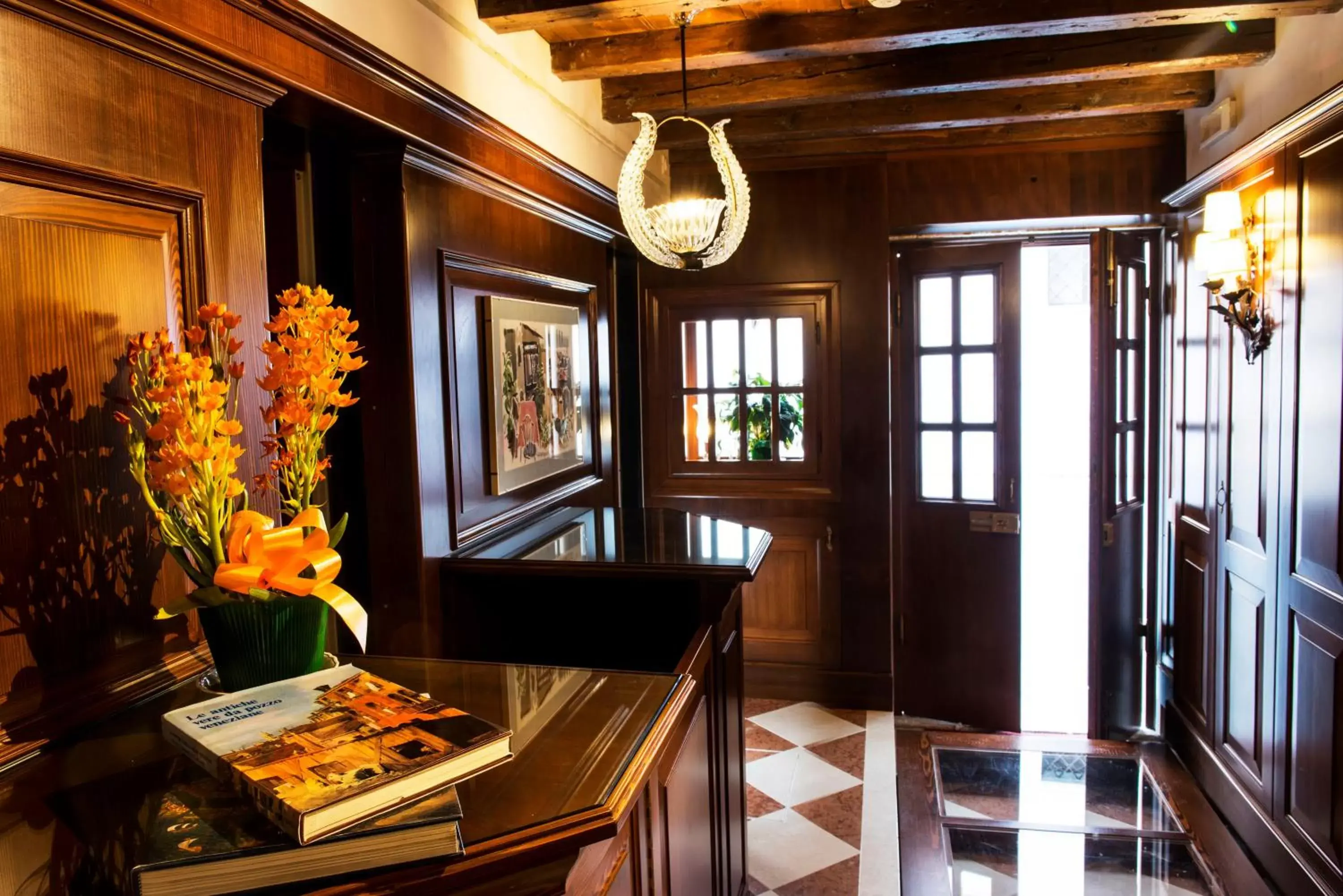 Lobby or reception in Hotel Agli Alboretti