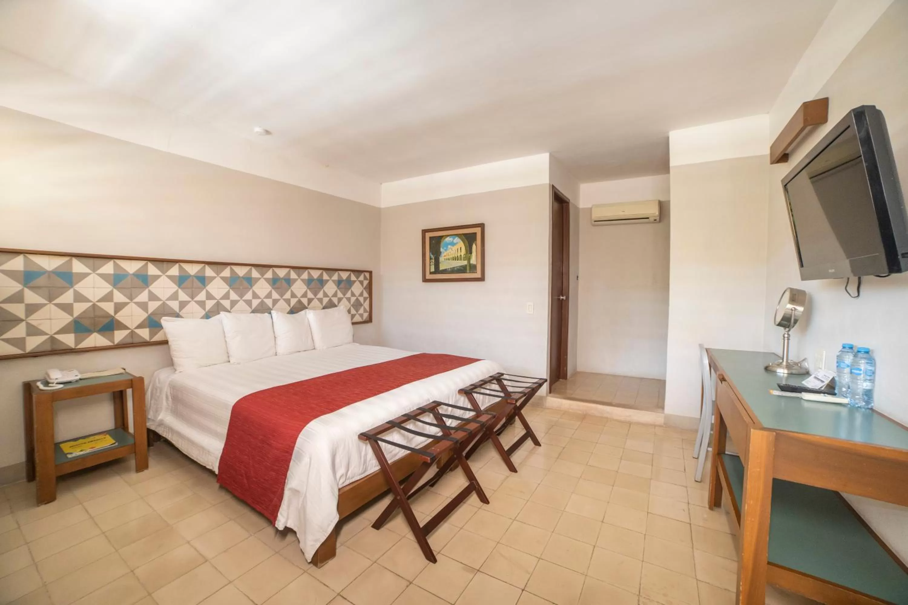 Bed in Hotel Caribe Merida Yucatan