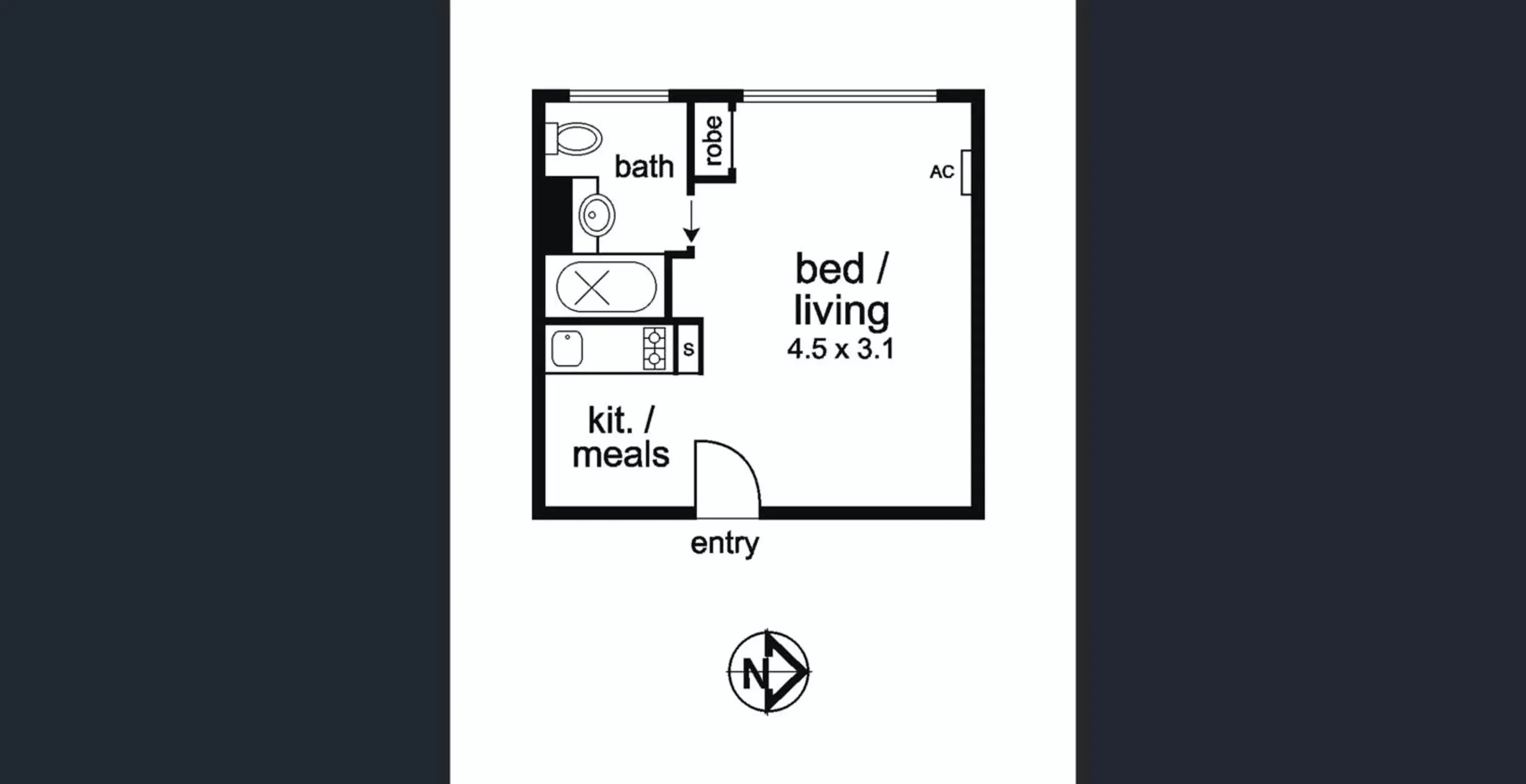 Floor Plan in Knightsbridge Apartments