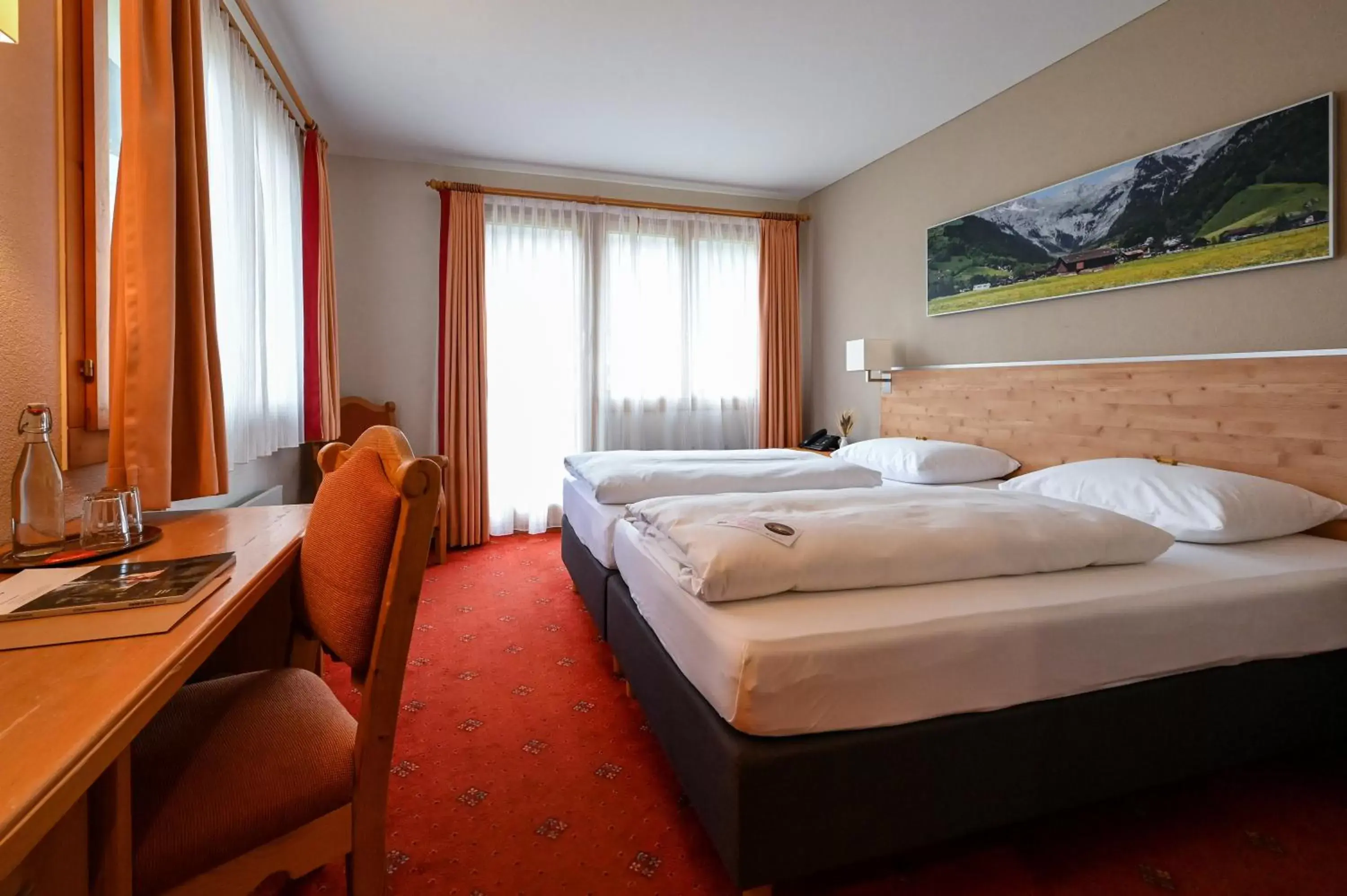Bed in Hotel Sonnwendhof Engelberg
