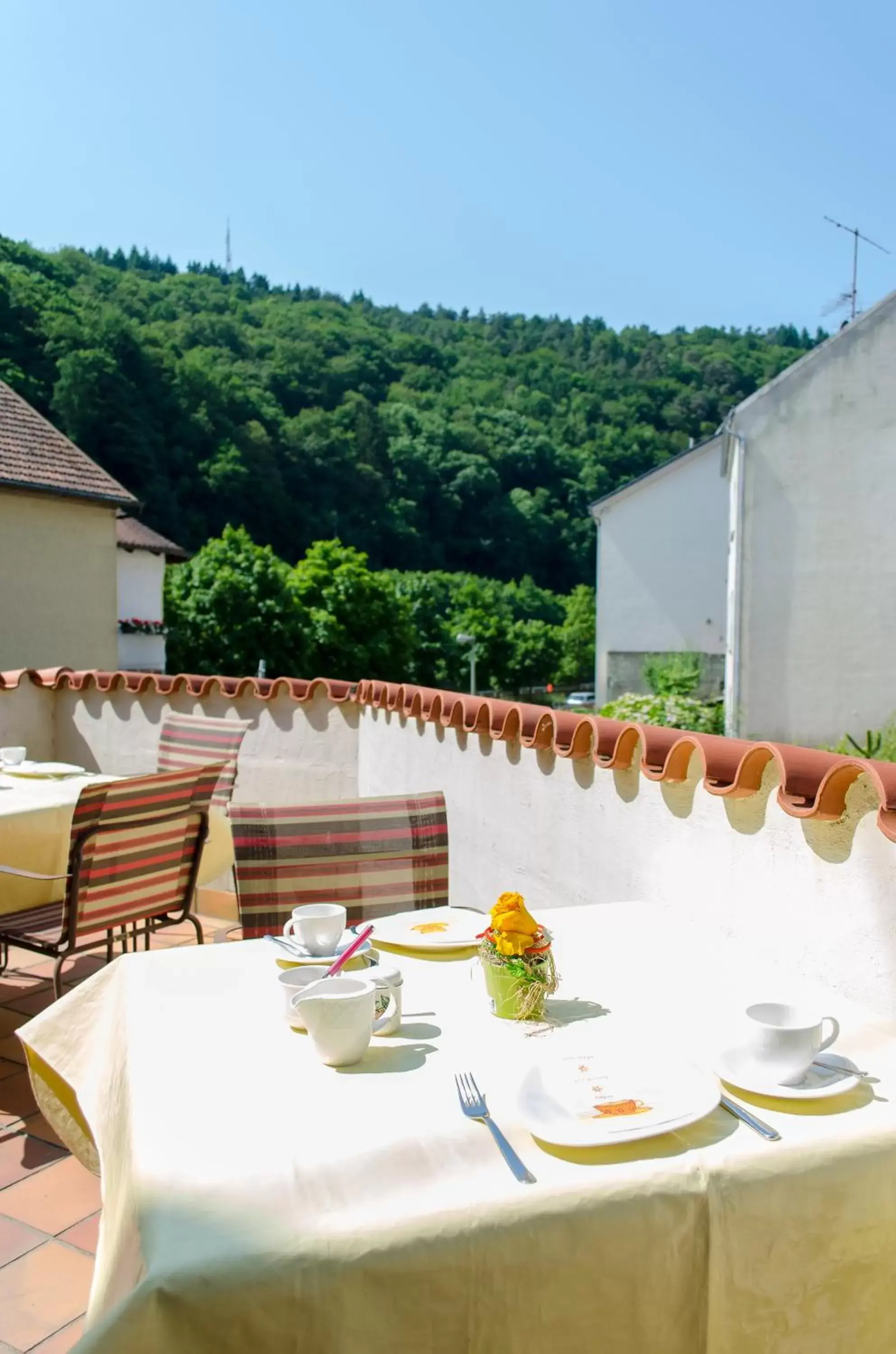 Balcony/Terrace, Restaurant/Places to Eat in Hotel Haus Schons
