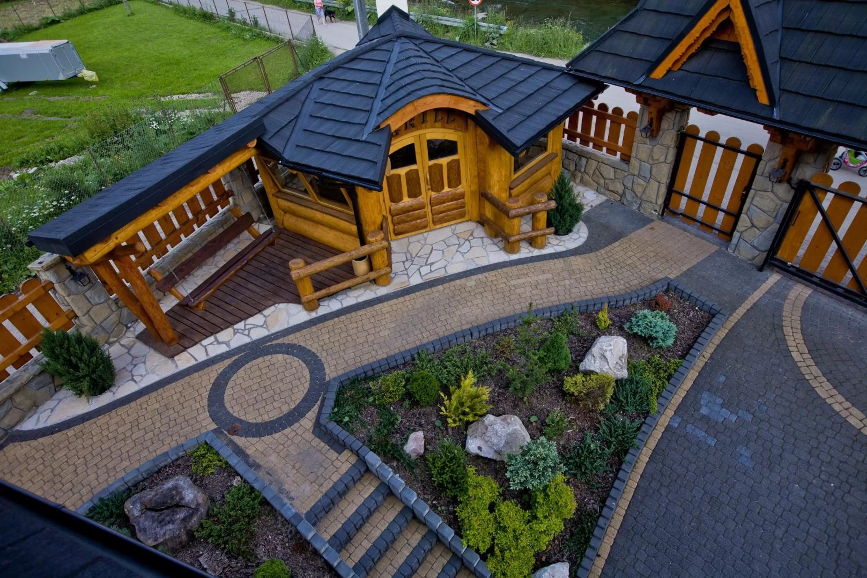Bird's eye view in Leśny Dworek Zakopane