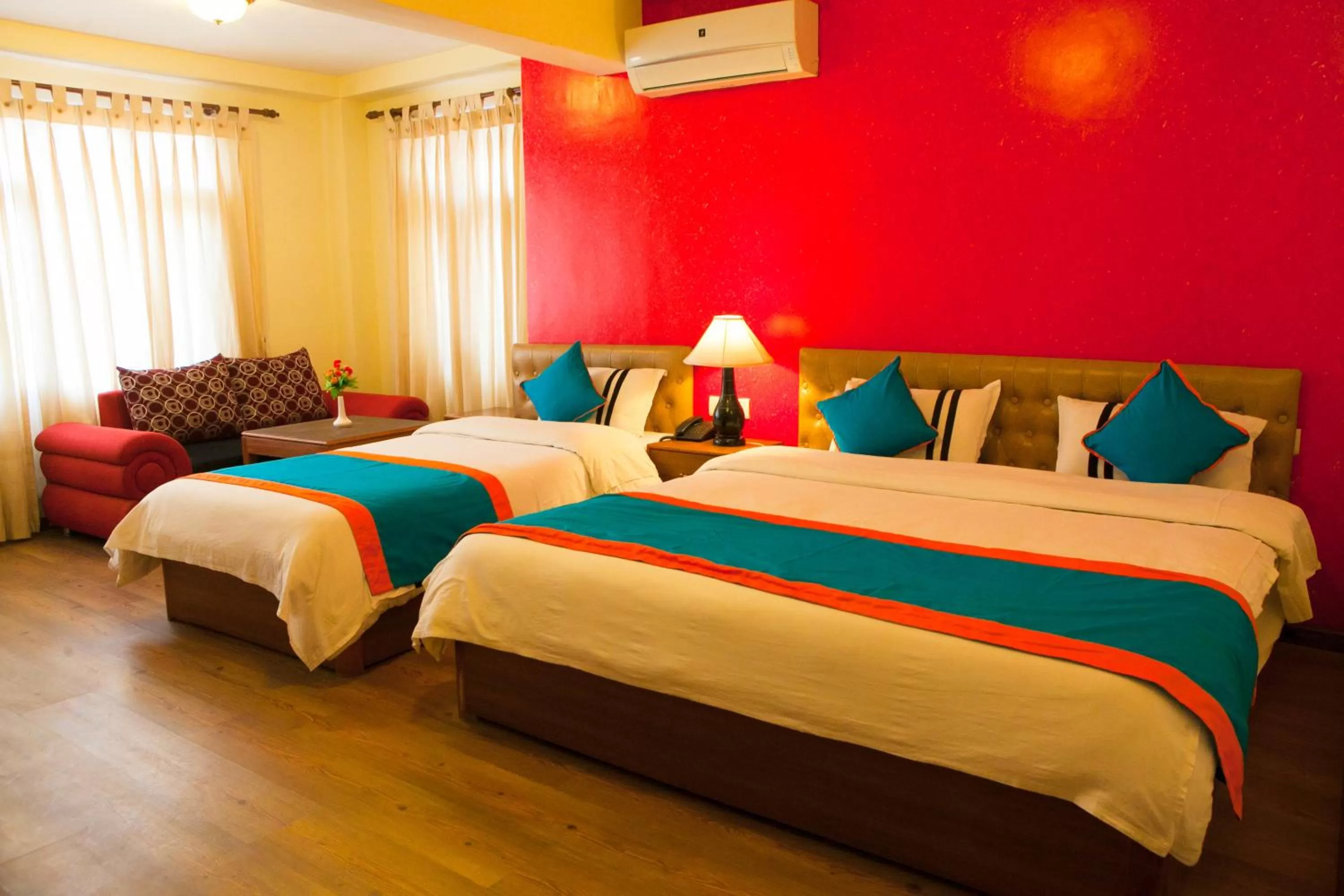 Bed in Hotel Amaryllis