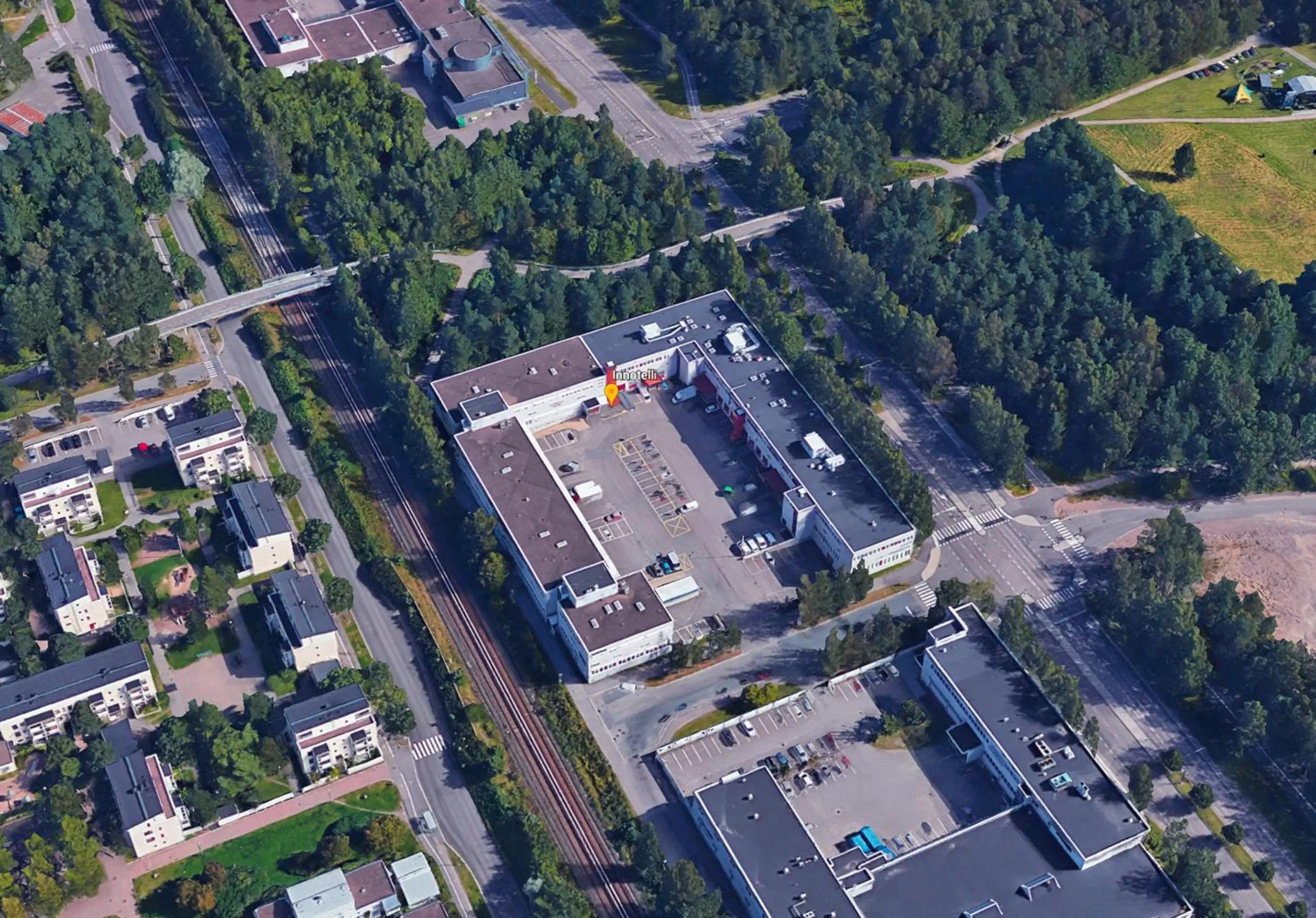 Bird's eye view in Innotelli Apartments