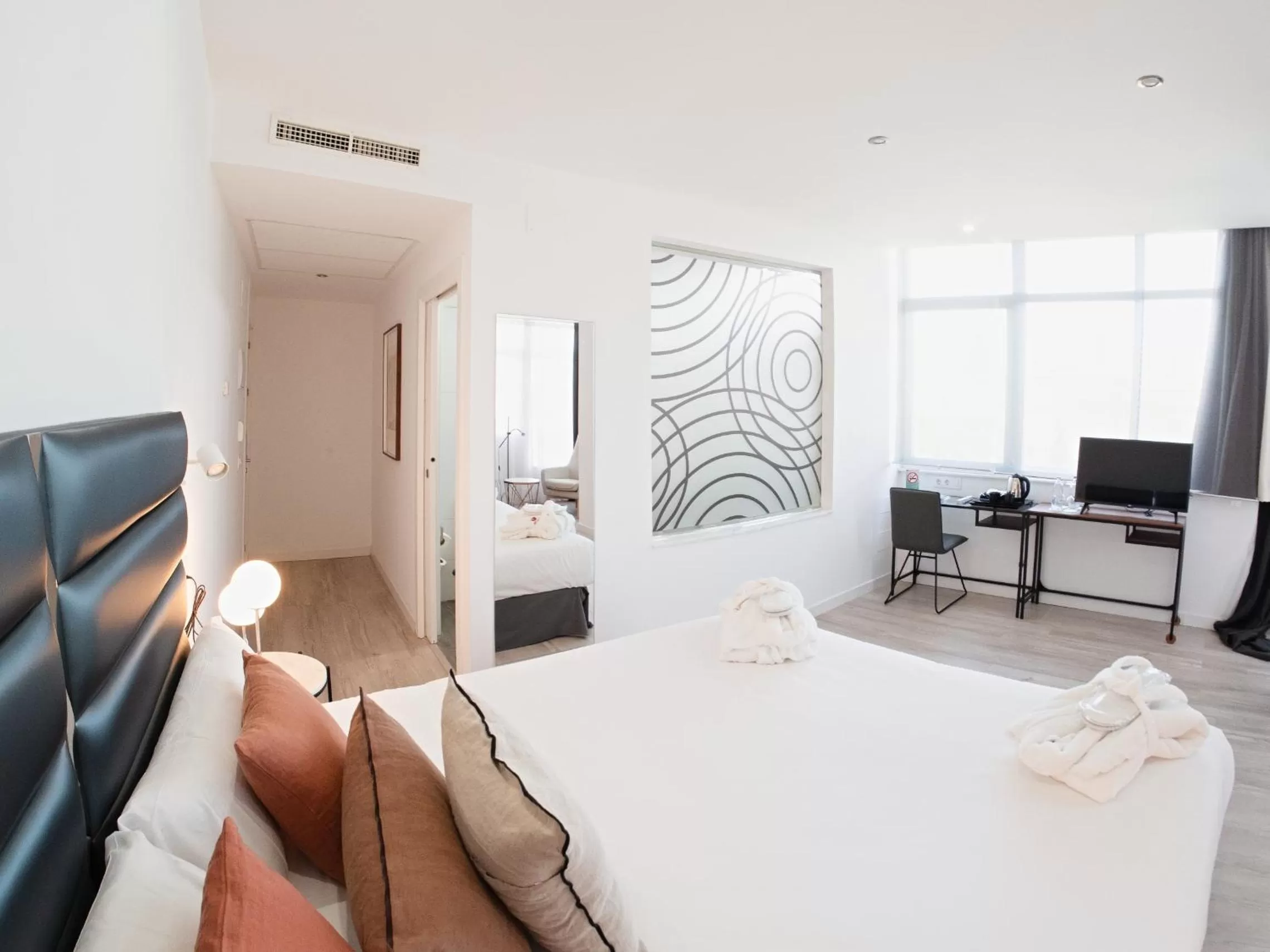 Bedroom, Bed in Hotel Pasarela