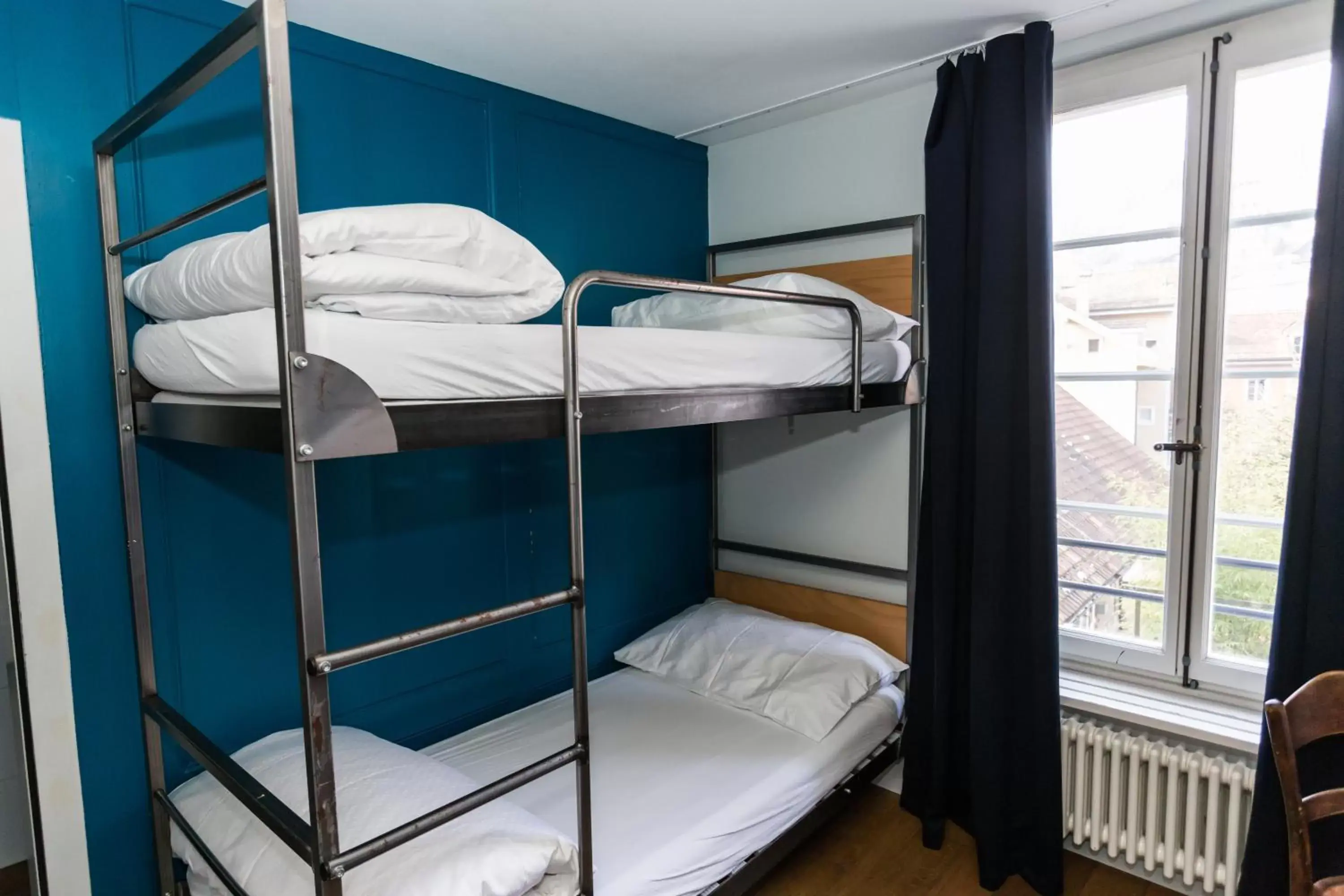Bed, Bunk Bed in Hotel Landhaus