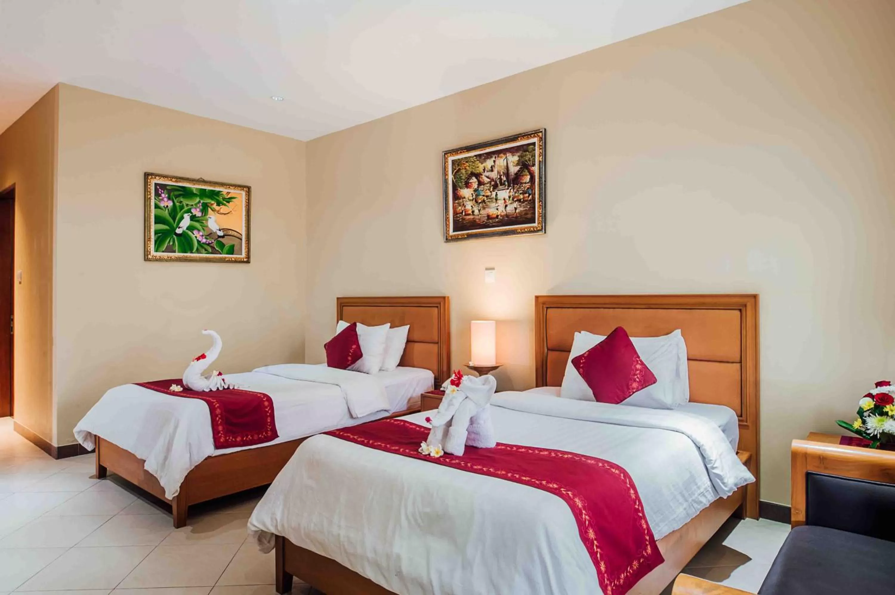 Bedroom, Bed in Kuta Puri Bungalows, Villas and Resort