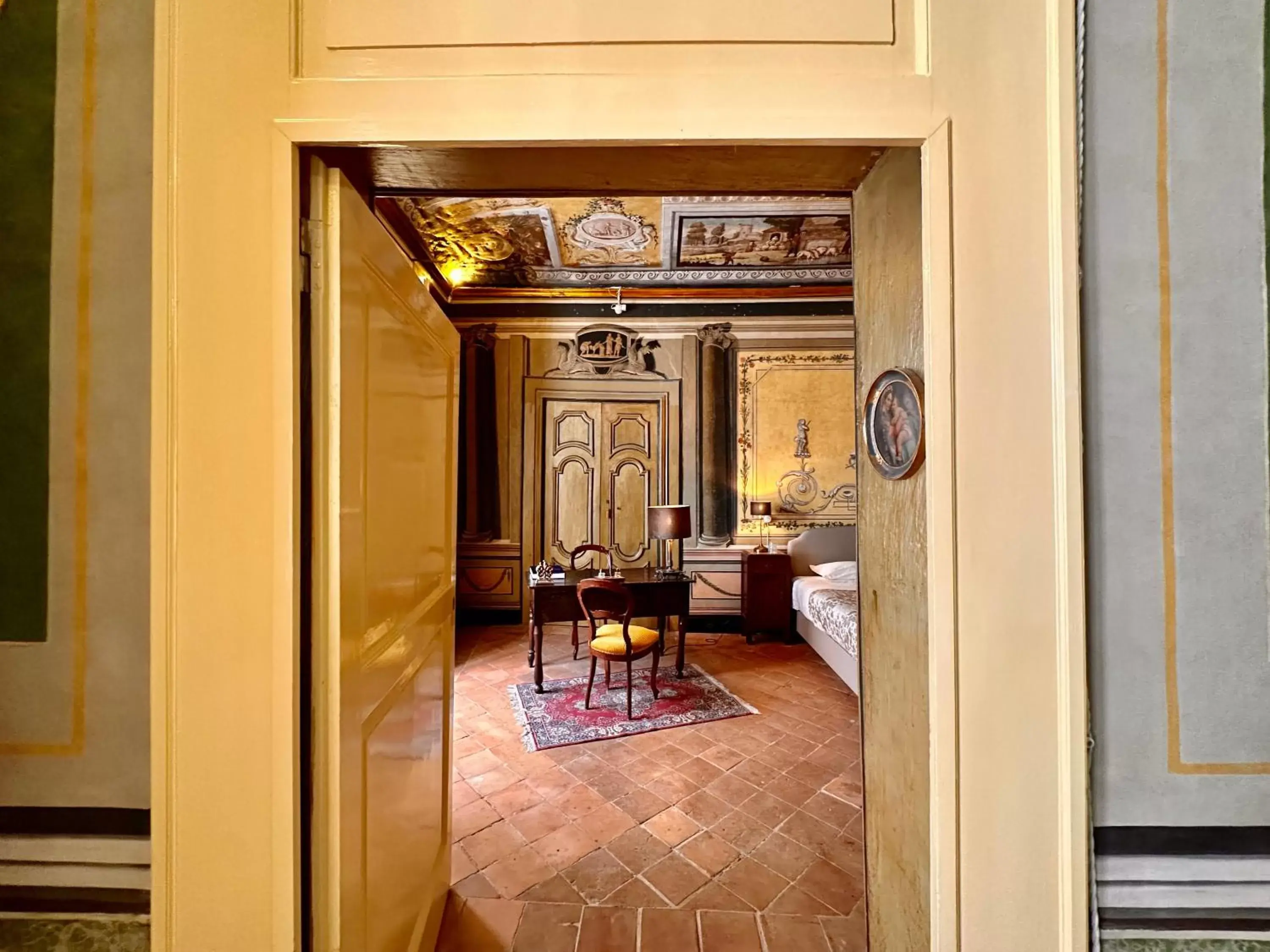 Bedroom in Casa Santangelo Suites