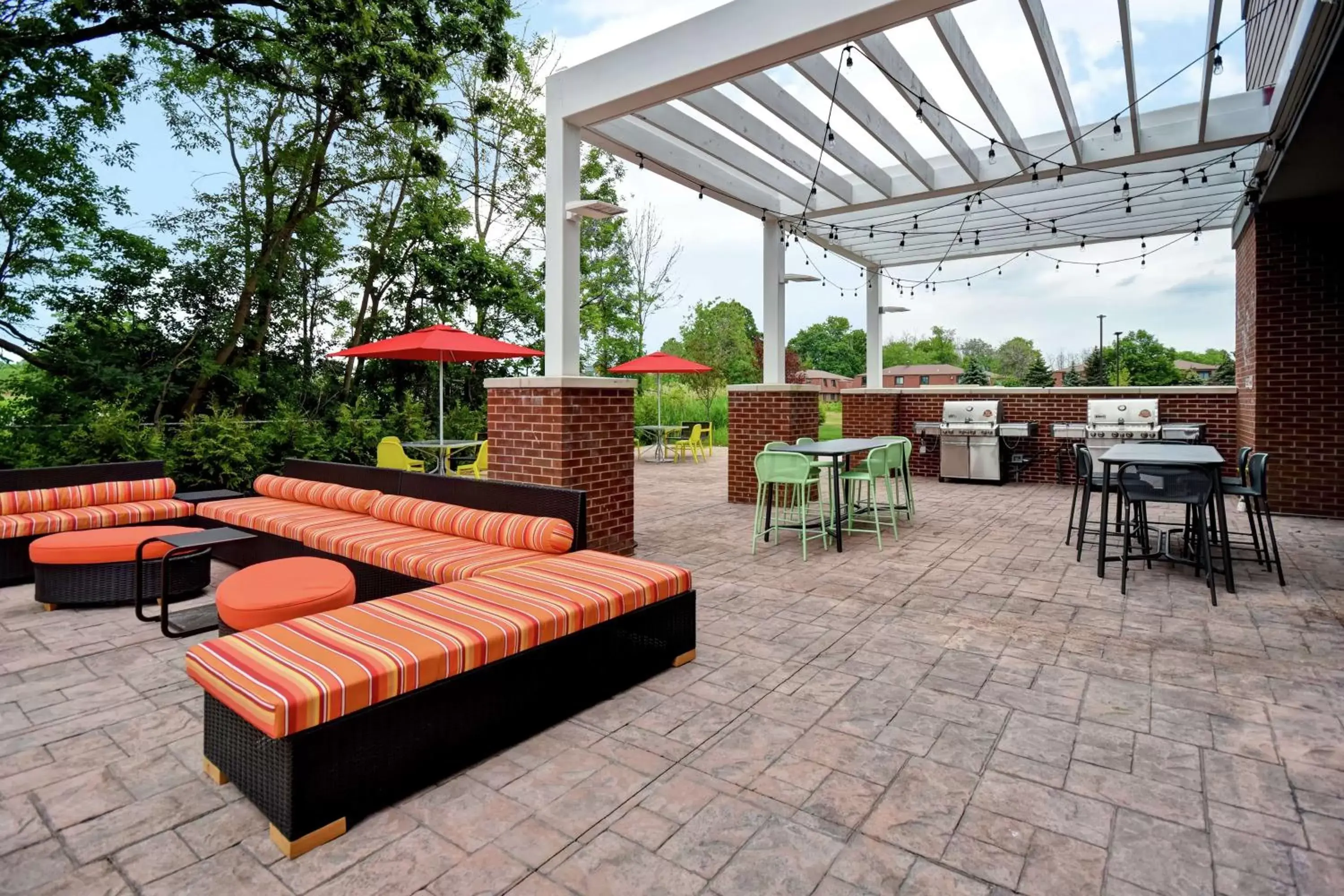 Patio in Home2 Suites By Hilton Amherst Buffalo