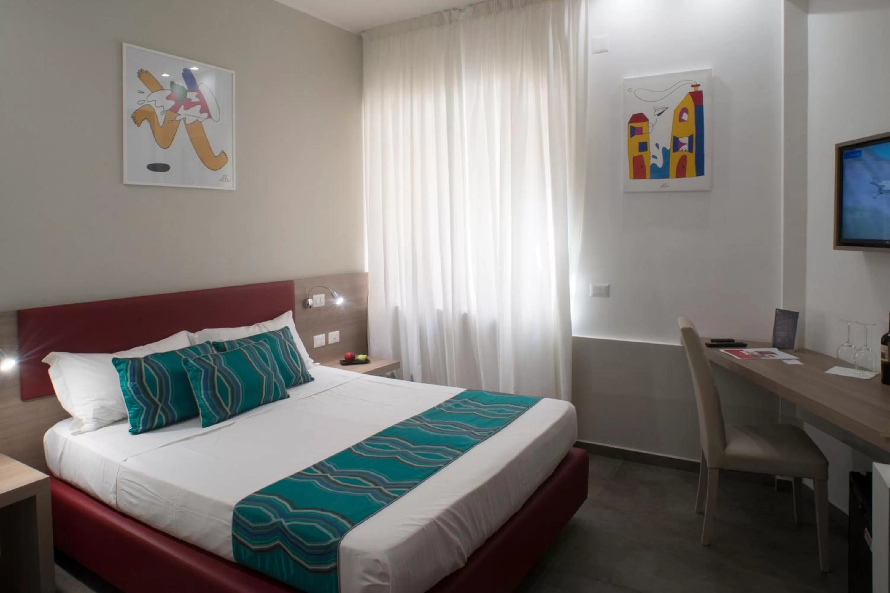 Bed in Regina Margherita Suite