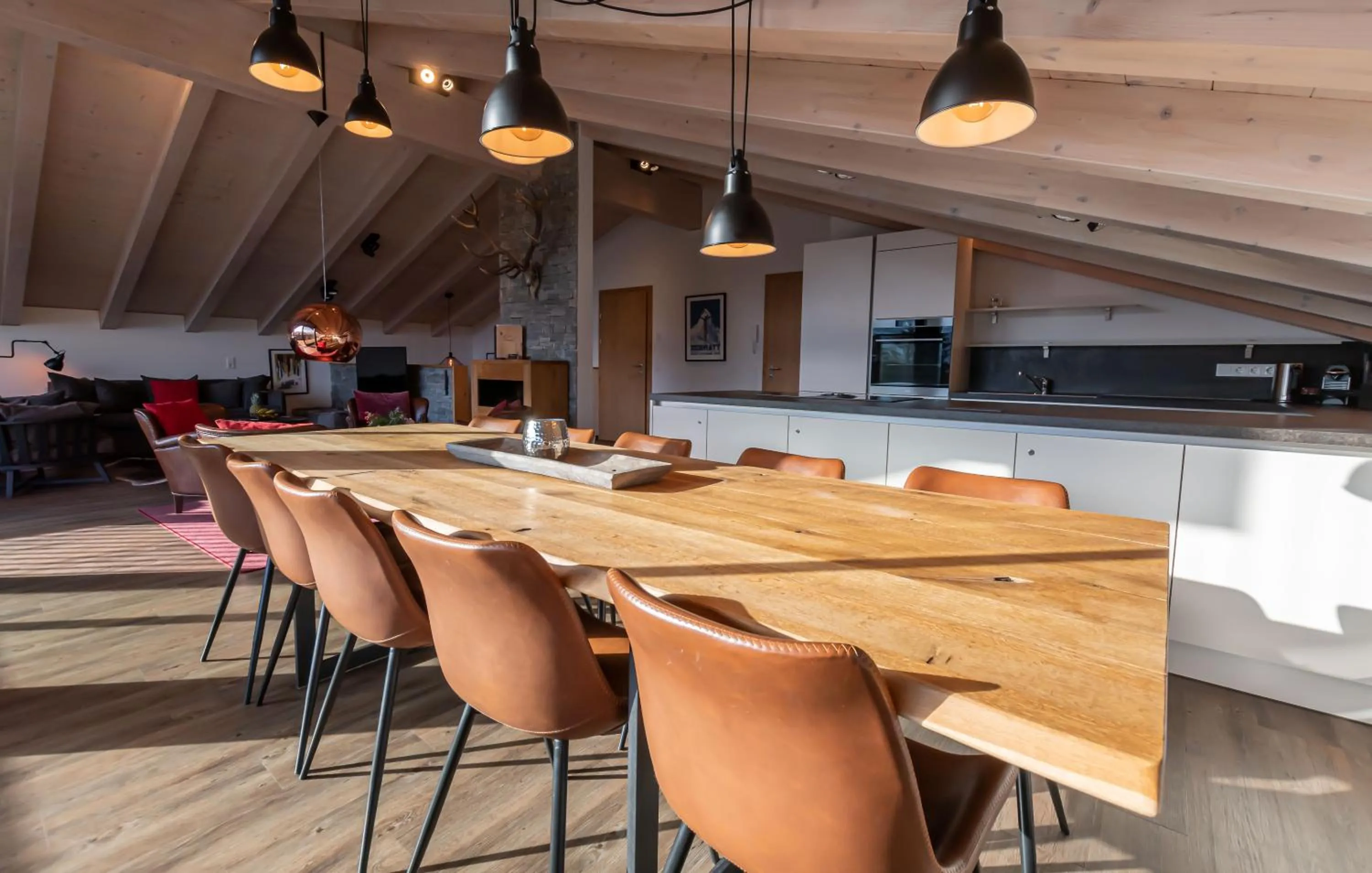 Kitchen or kitchenette, Restaurant/Places to Eat in Schönblick Residence - Absolut Alpine Apartments