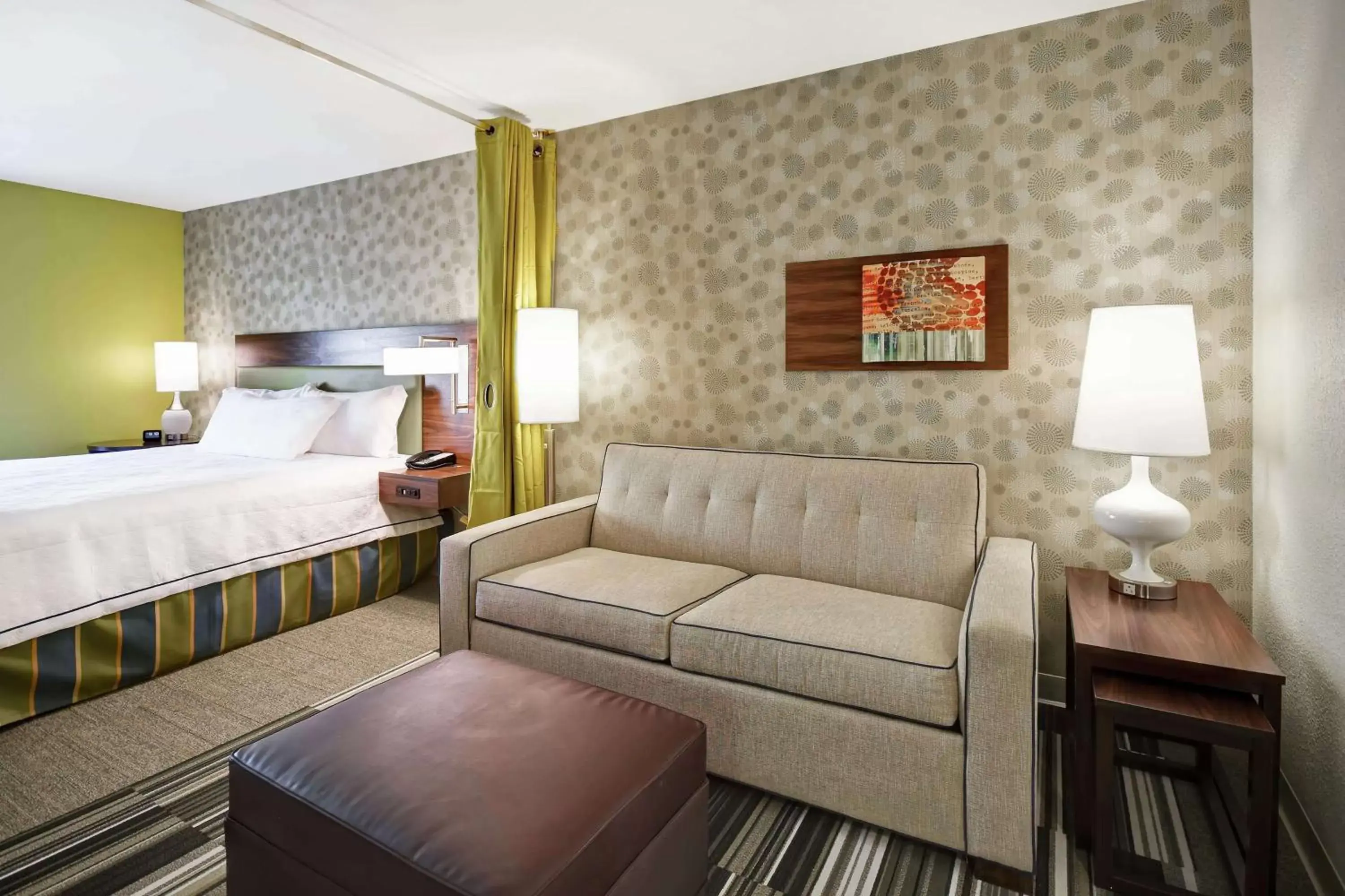 Bed in Home2 Suites By Hilton Smyrna Nashville