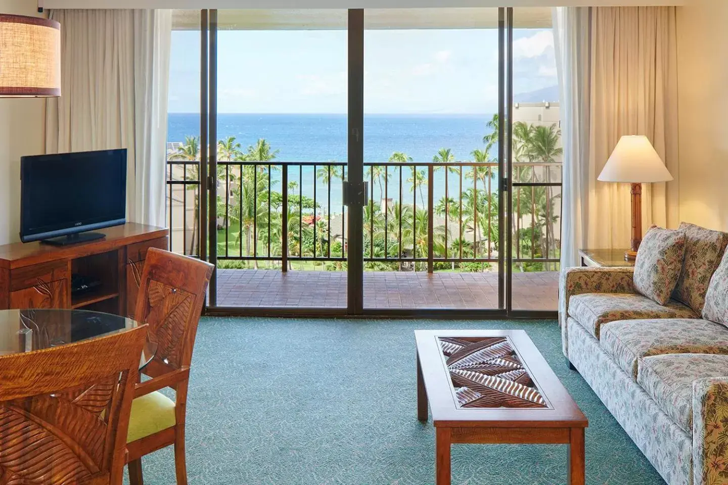 Living room, Seating Area in Aston Kaanapali Shores