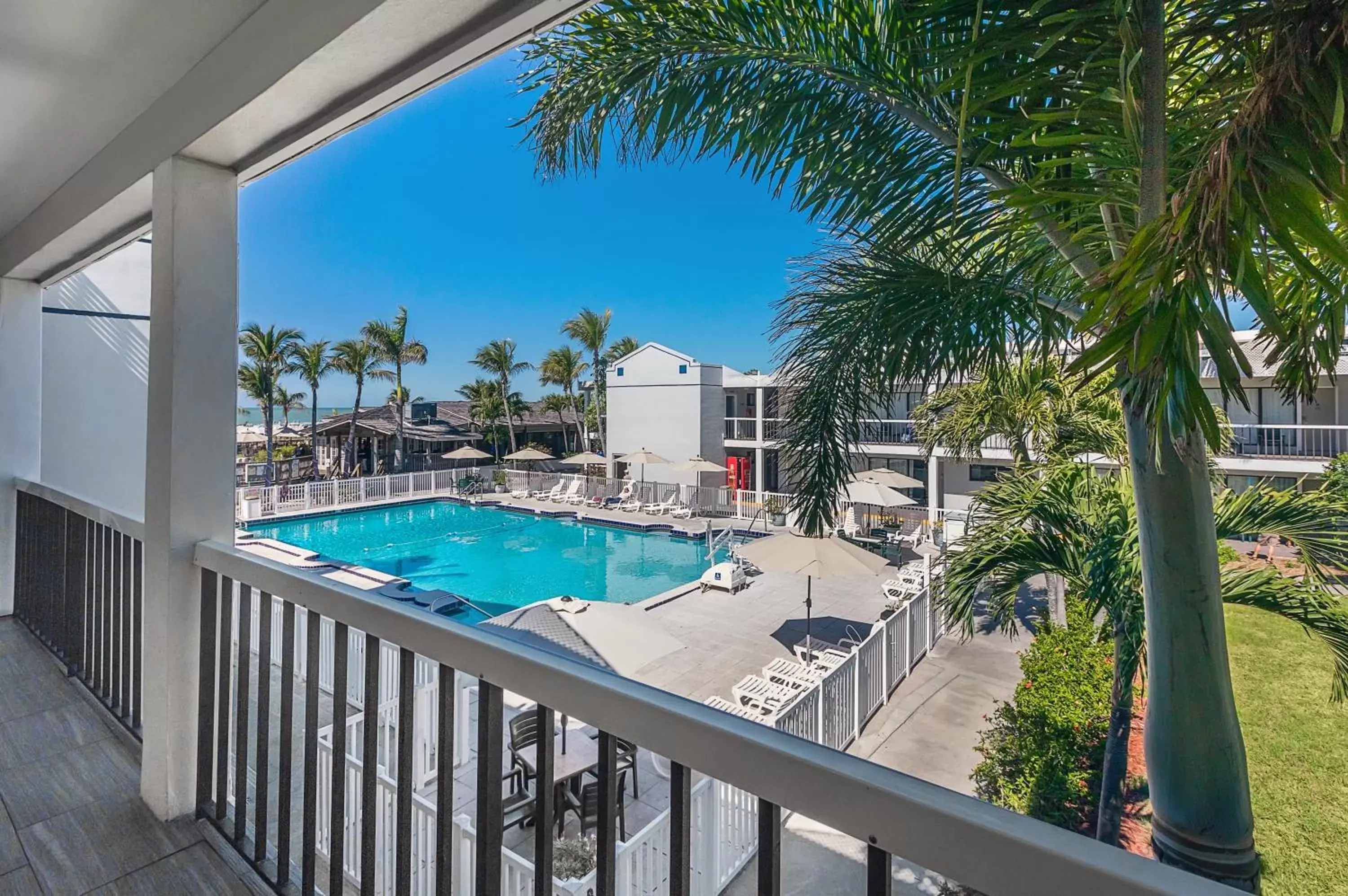Pool View in The Beachcomber St. Pete Beach Resort & Hotel