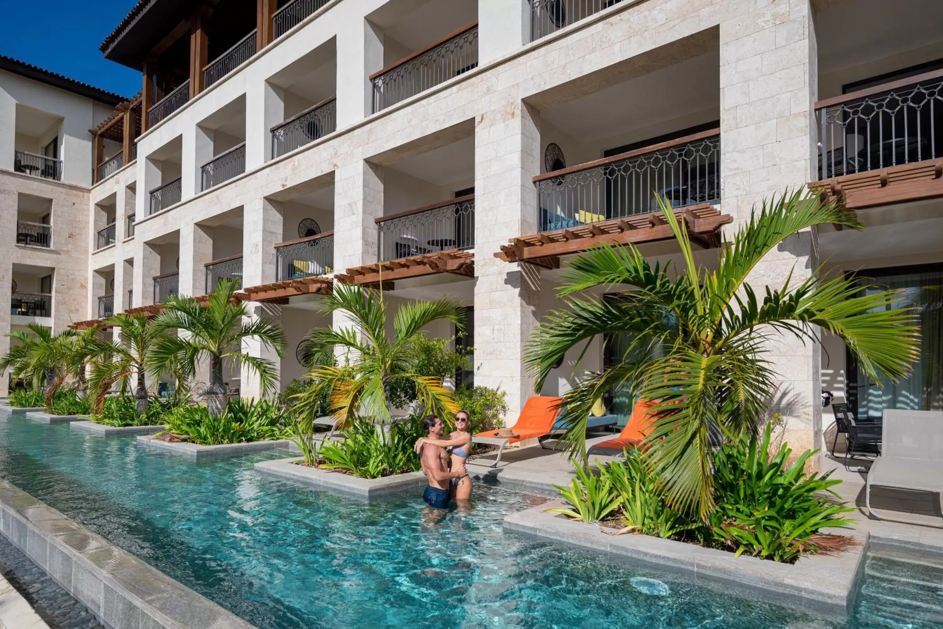 Swimming pool, Property Building in Lopesan Costa Bávaro Resort, Spa & Casino