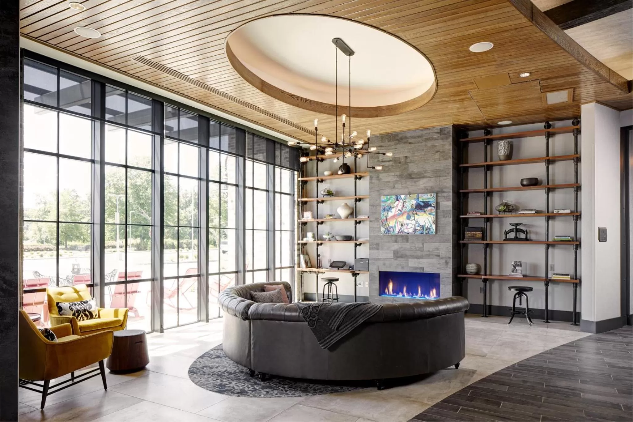 Lobby or reception in Archer Hotel Florham Park