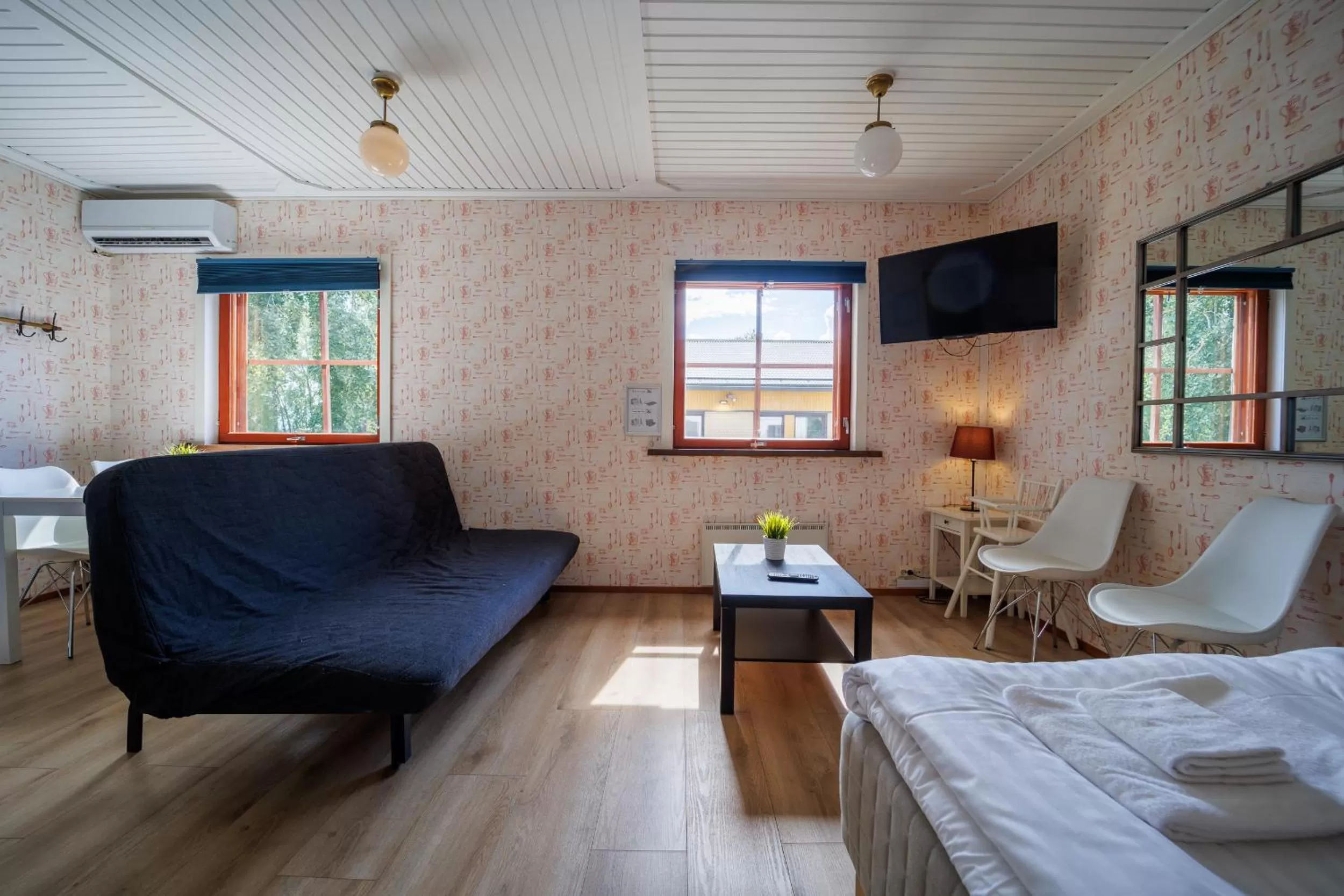 Bed in Hotelli Uninen Tampere