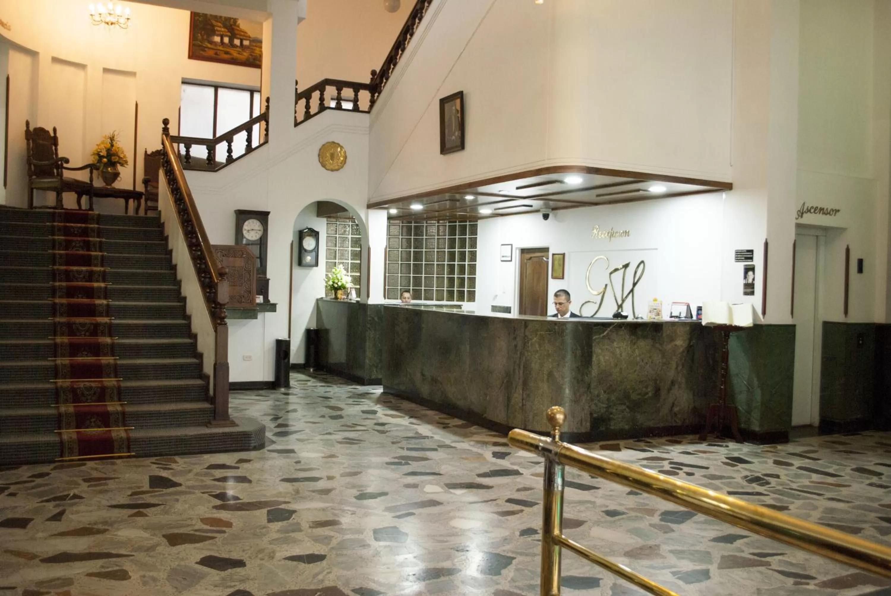 Lobby or reception in El Gran Hotel de Pereira