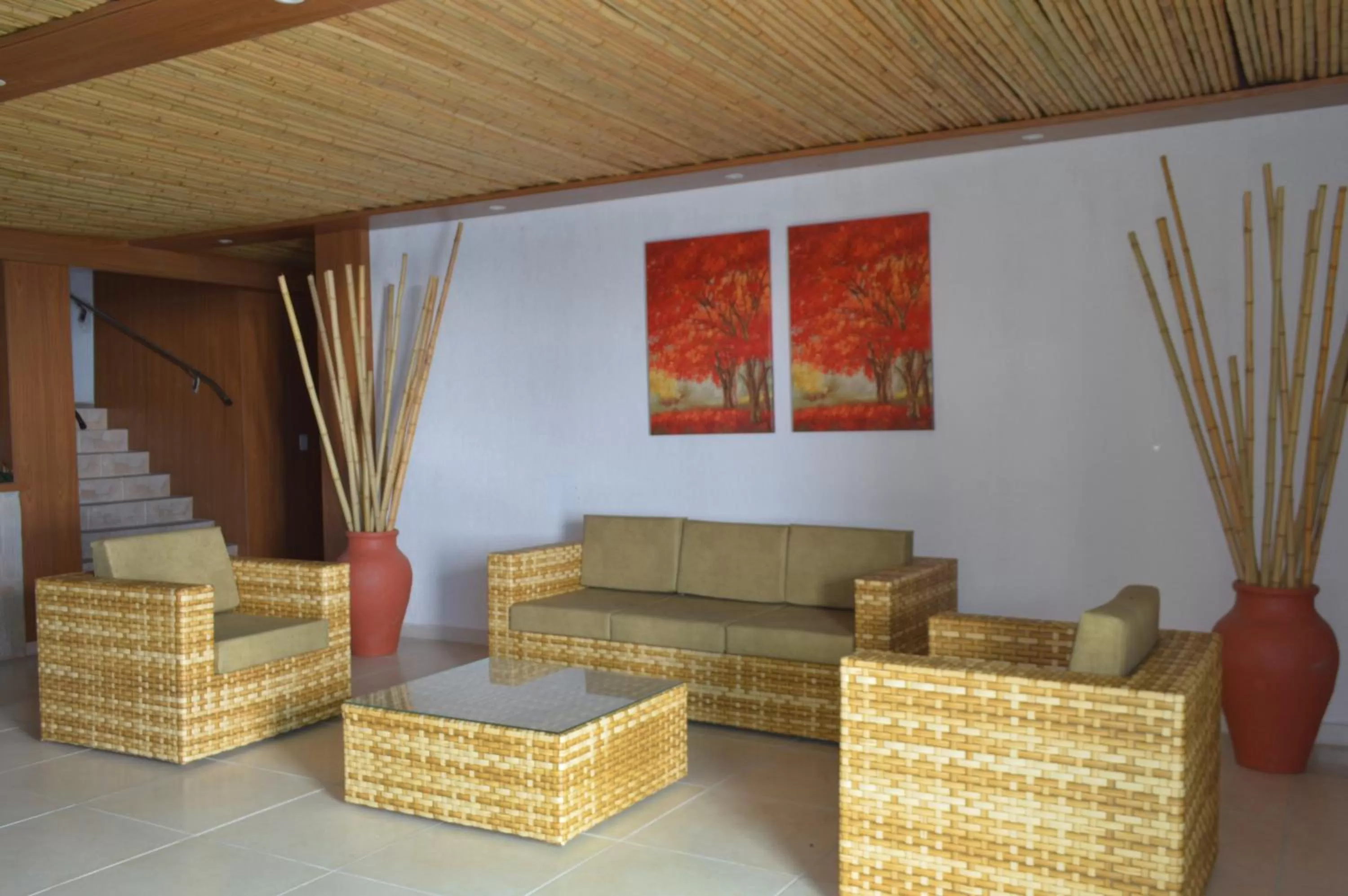 Lobby or reception in Brisa do Mar Beach Hotel