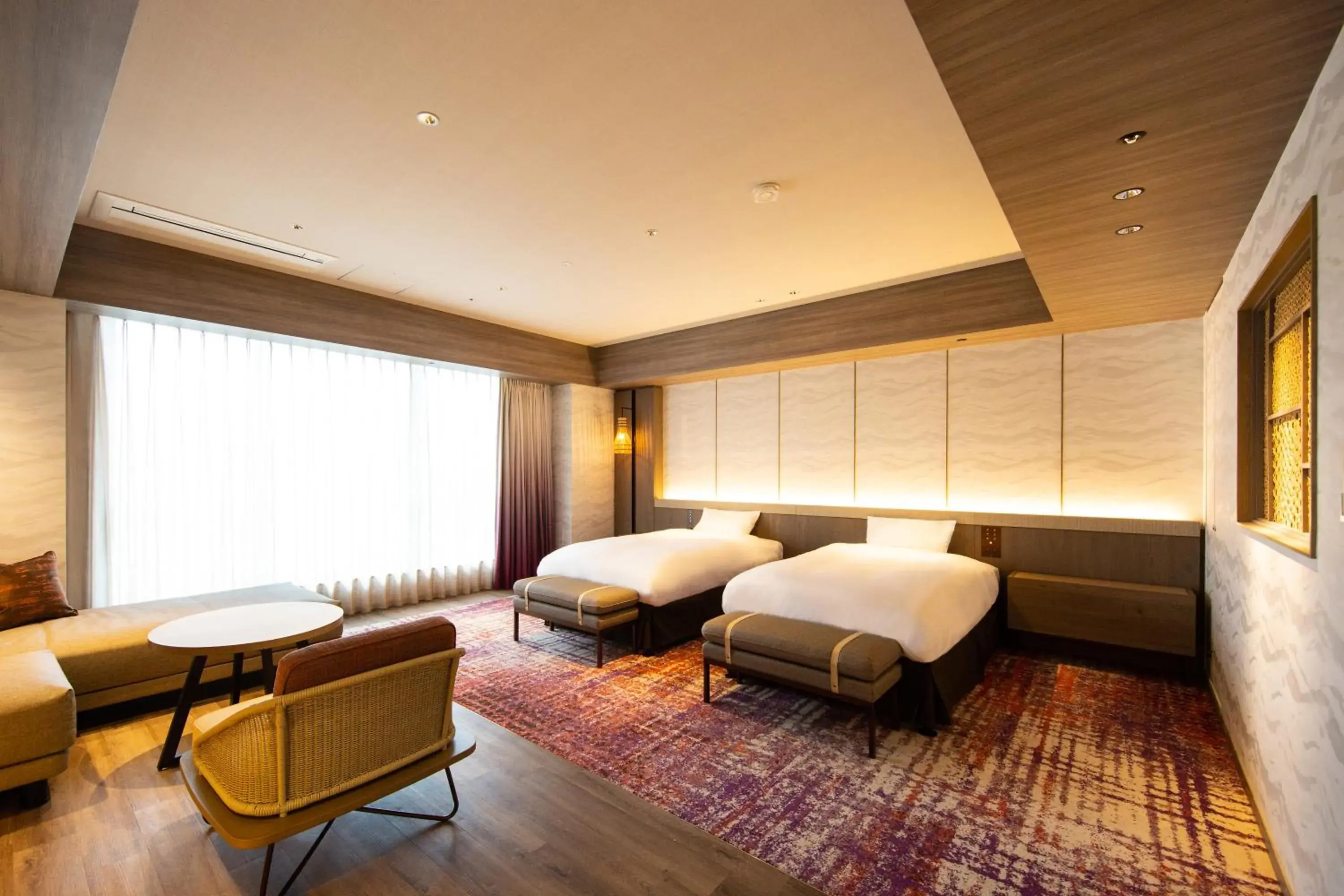 Bedroom, Seating Area in Suginoi Hotel
