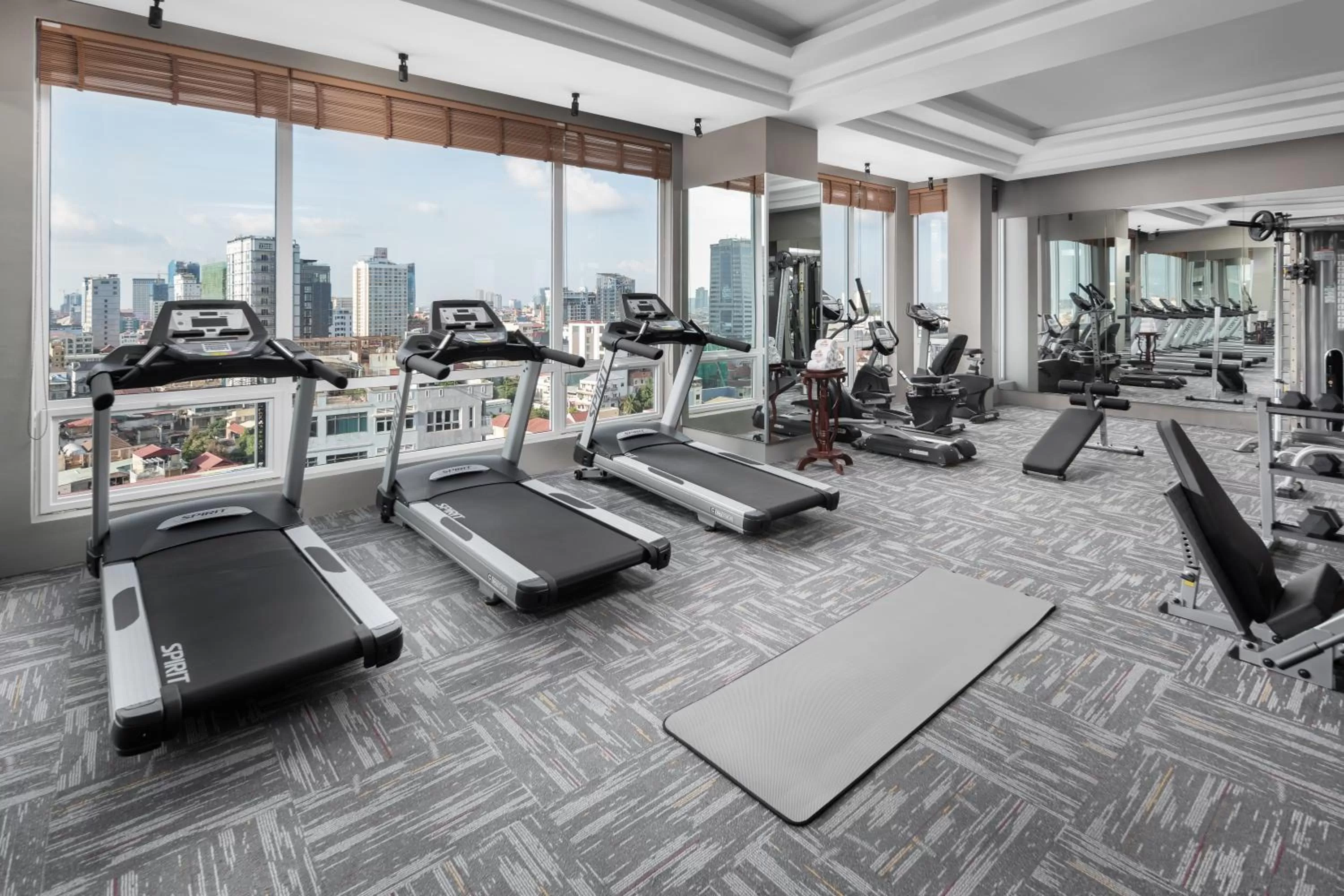 Fitness centre/facilities in Duong Chan Hotel