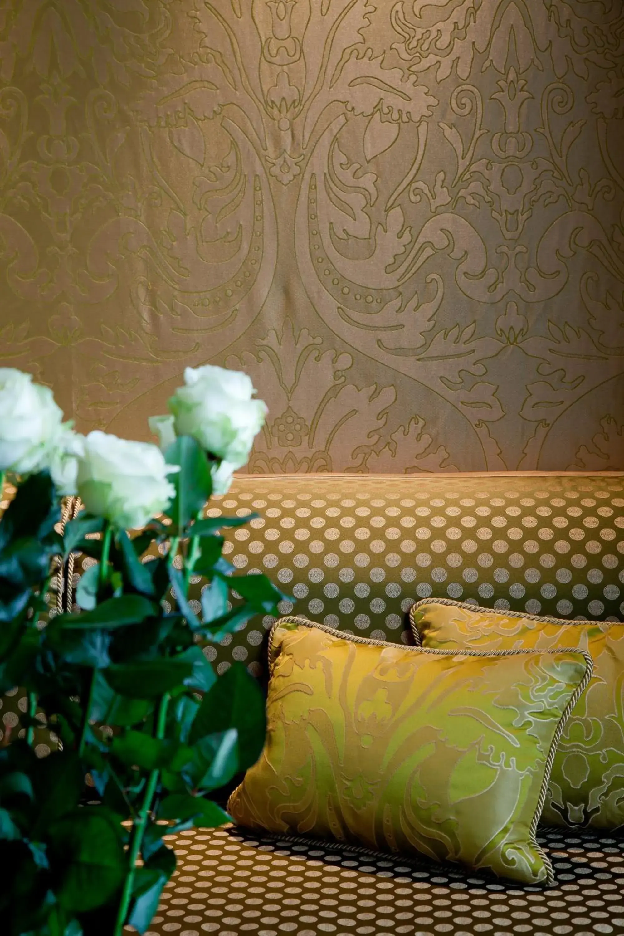 Decorative detail, Bed in Hotel Mozart