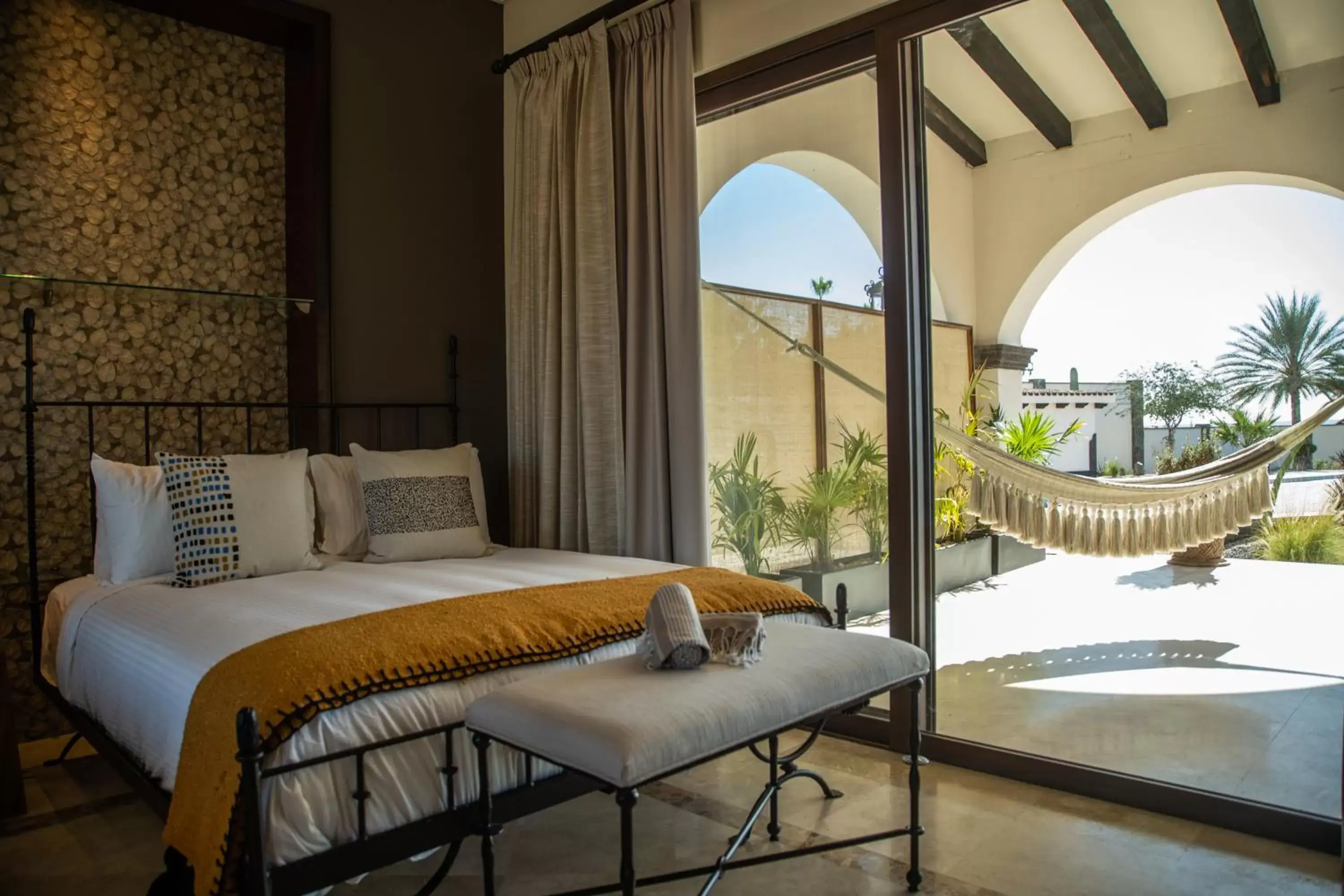 Balcony/Terrace, Bed in ORCHID HOUSE BAJA