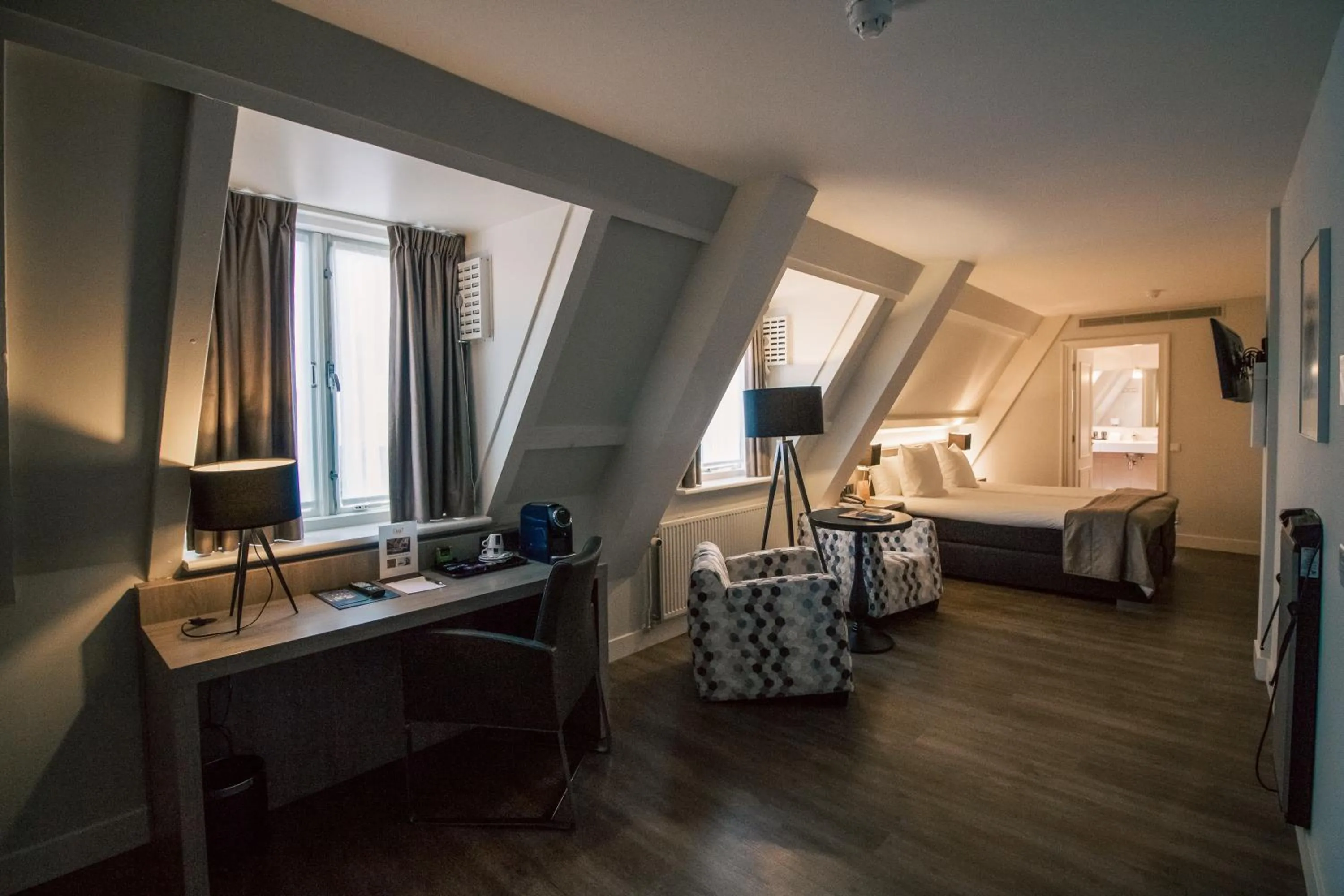 Bed in Grand Hotel en Résidence De Draak