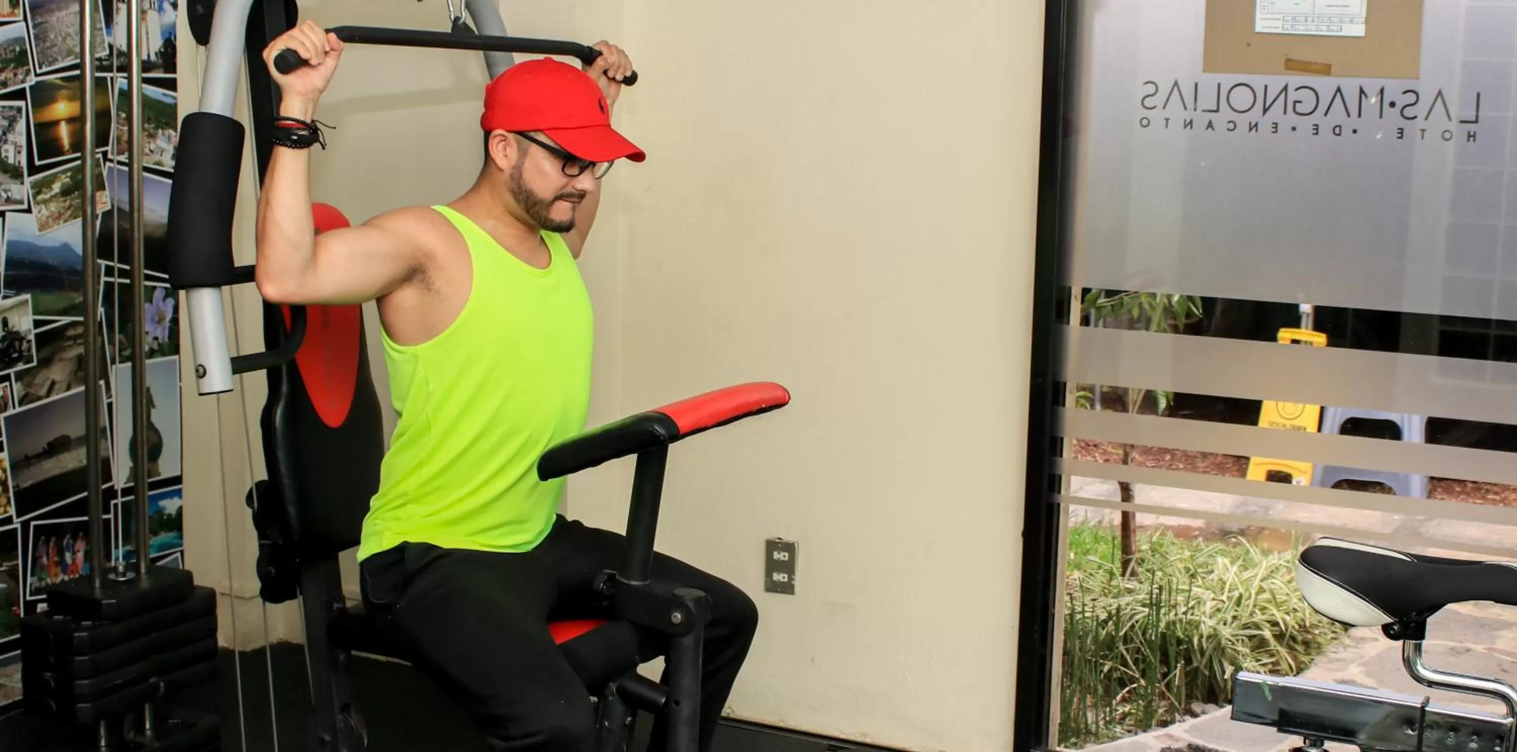 Fitness centre/facilities in Las Magnolias Hotel Boutique