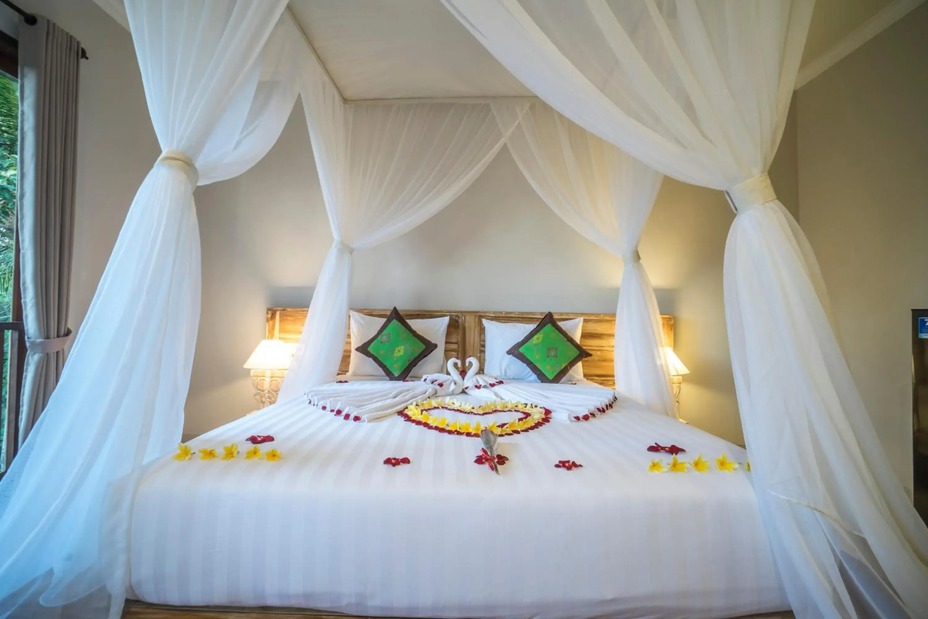 Bedroom, Bed in Ubud Tropical Garden 2 Bedroom, Bed in Ubud Tropical Garden 2