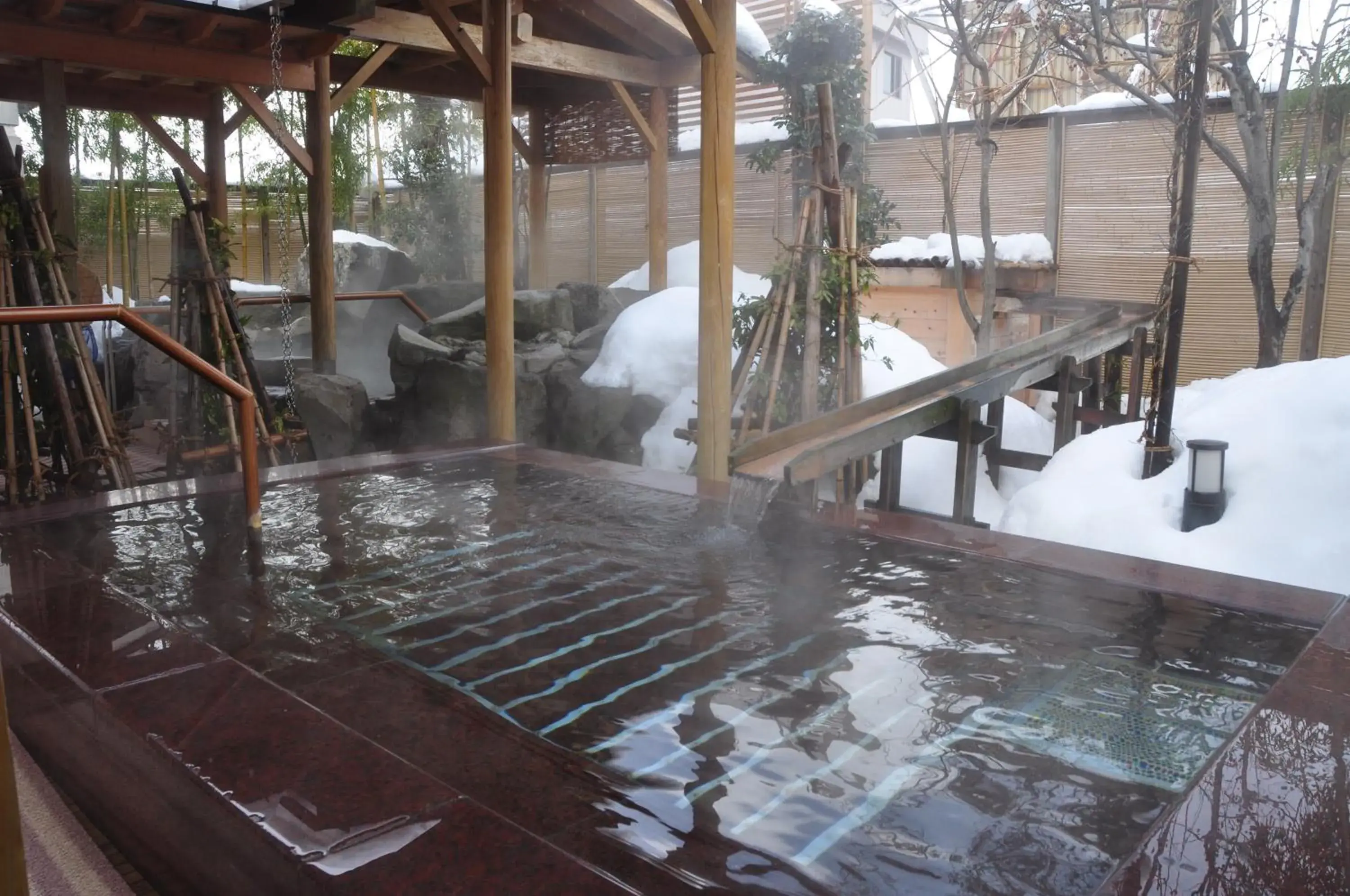 Hot Spring Bath in Yuzawa Grand Hotel