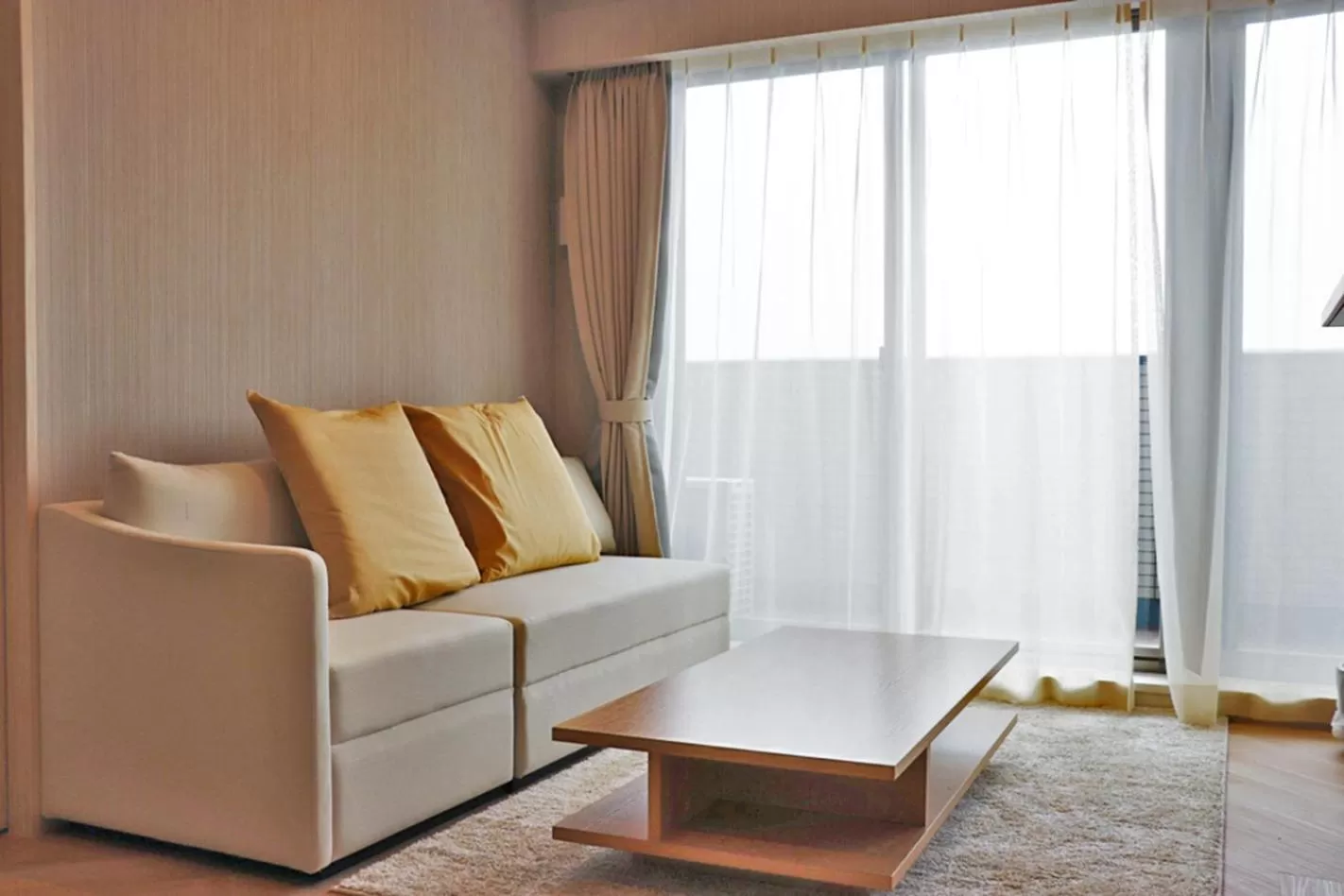 Living room in Ostay Vermillion Namba