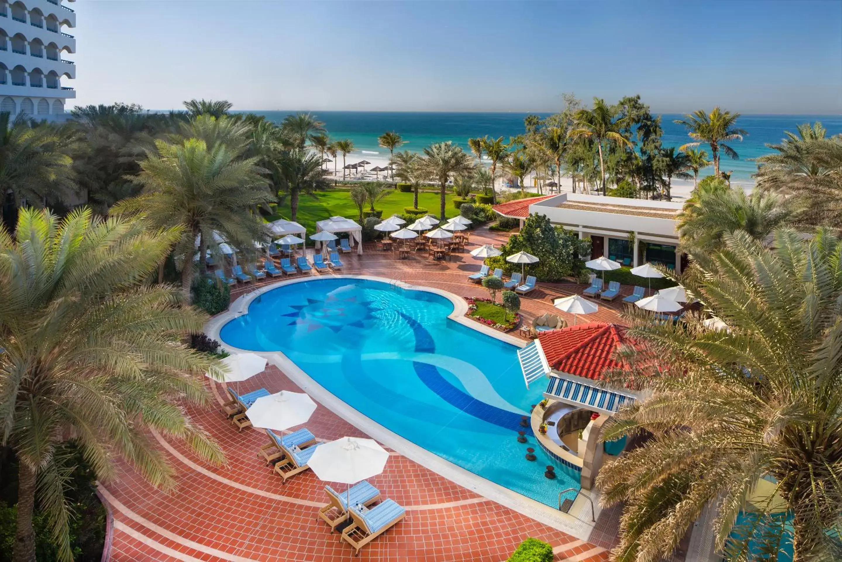Beach, Pool View in Ajman Hotel by Blazon Hotels