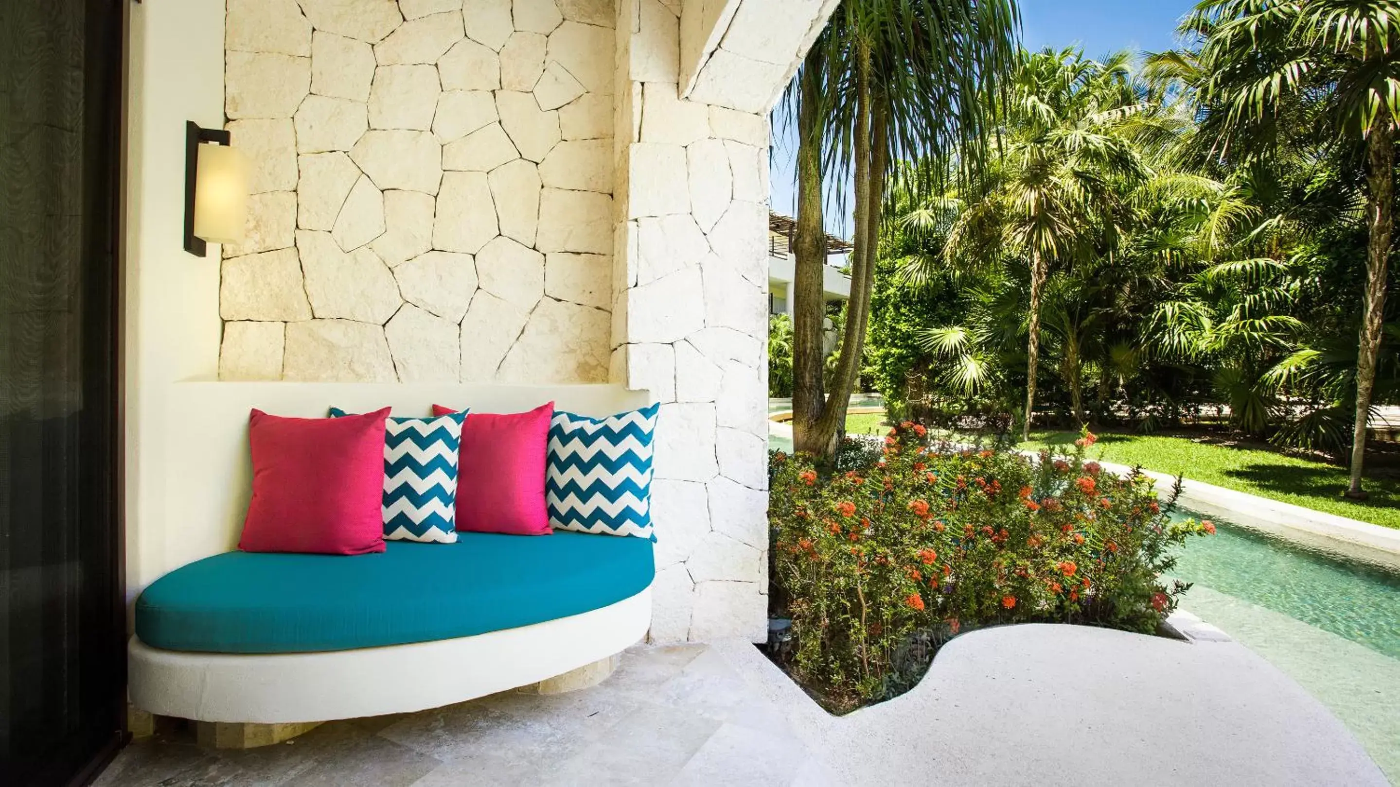 Balcony/Terrace in Secrets Maroma Beach Riviera Cancun - Adults only