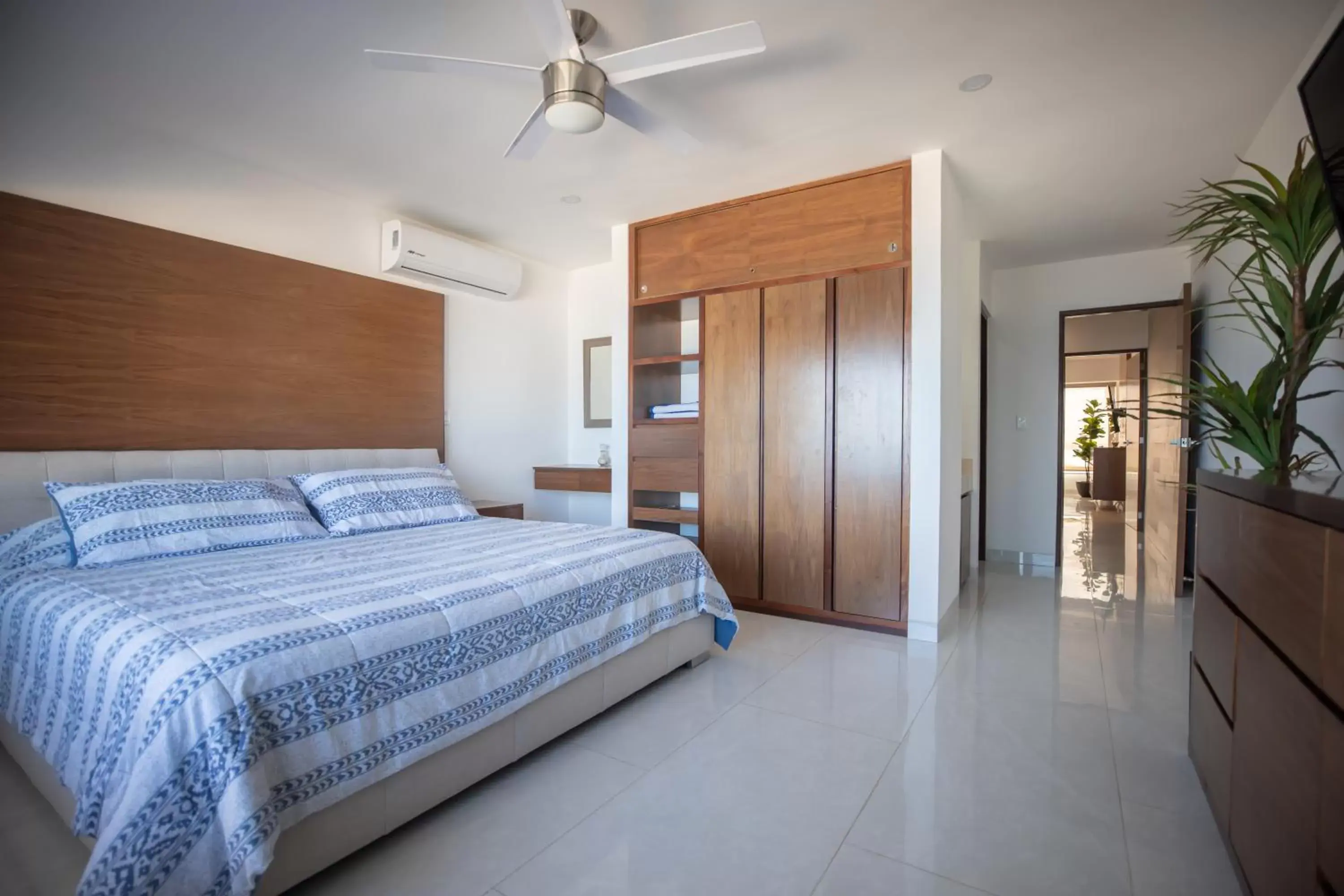 Bedroom in Beachfront Penthouses by LivIN Cancun