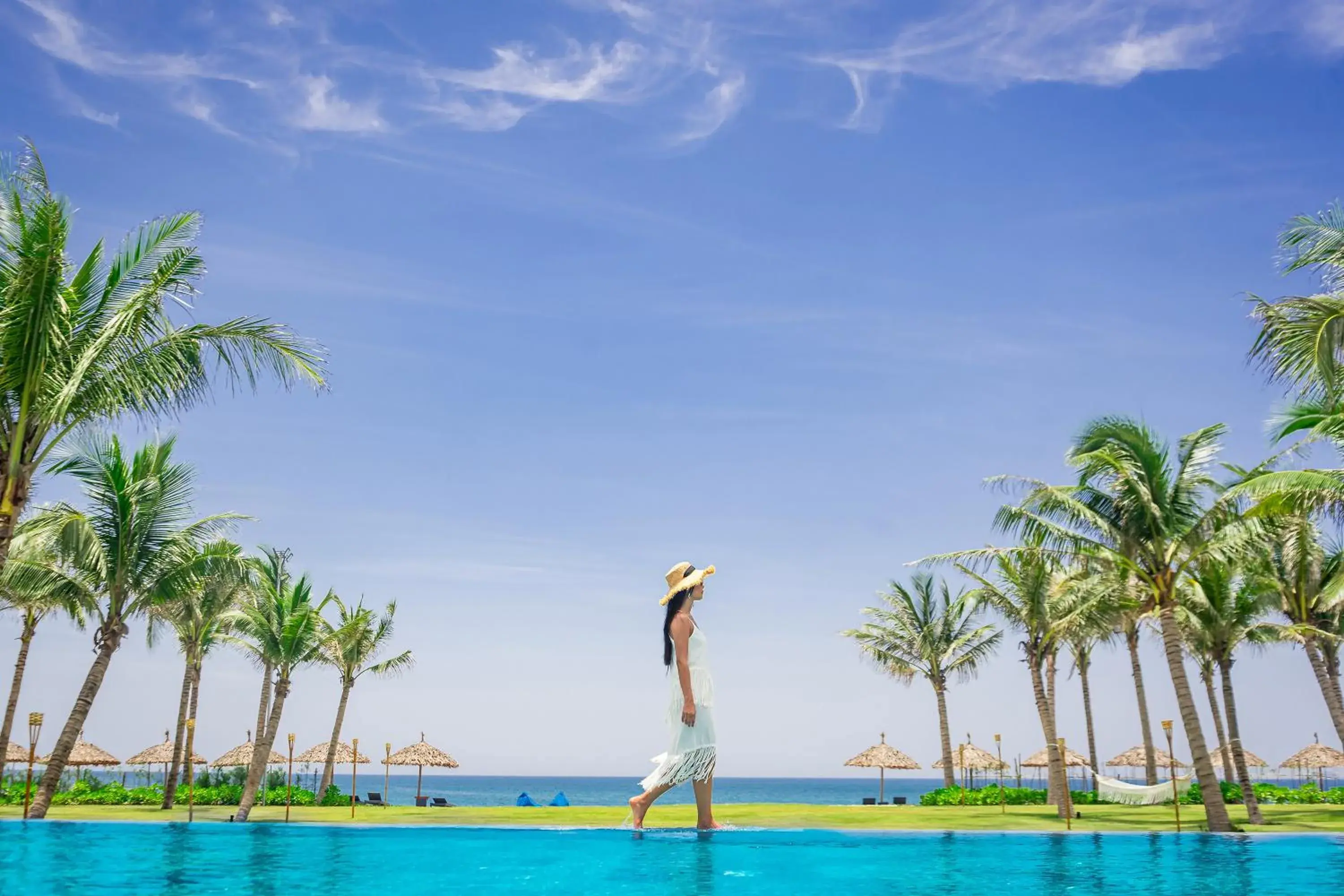 Swimming pool in Wyndham Hoi An Royal Beachfront Resort