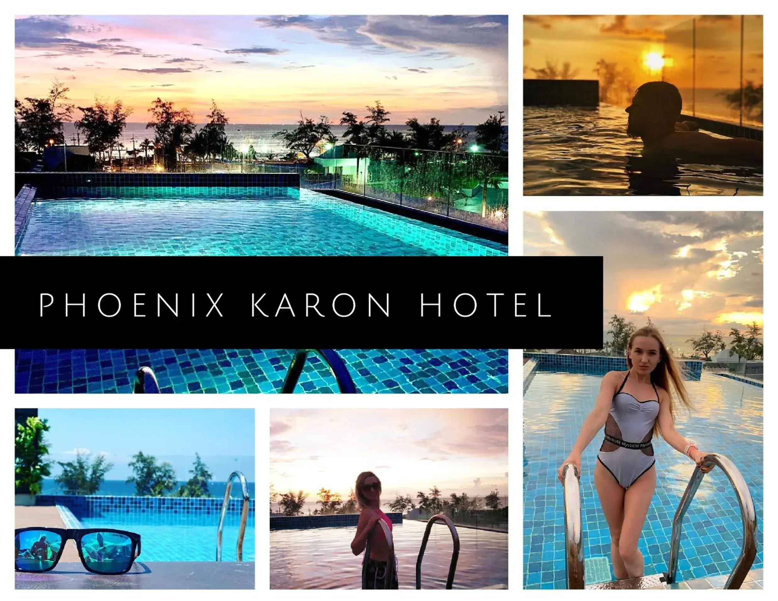 Natural landscape, Swimming Pool in Phoenix Hotel Karon Beach