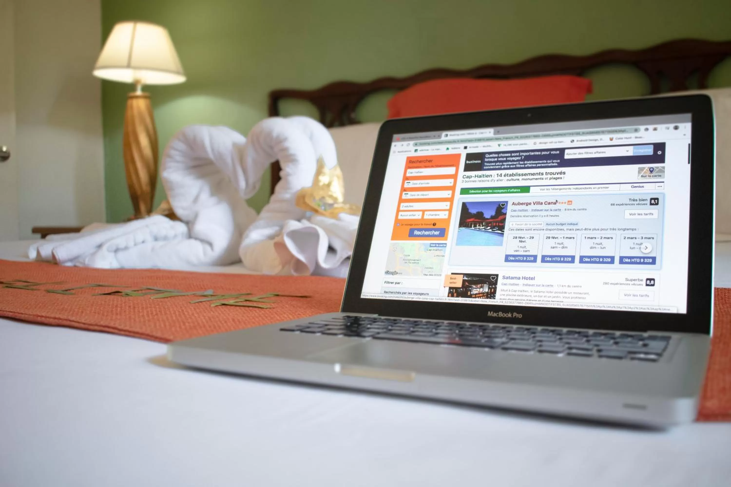 Bed in Auberge Villa Cana